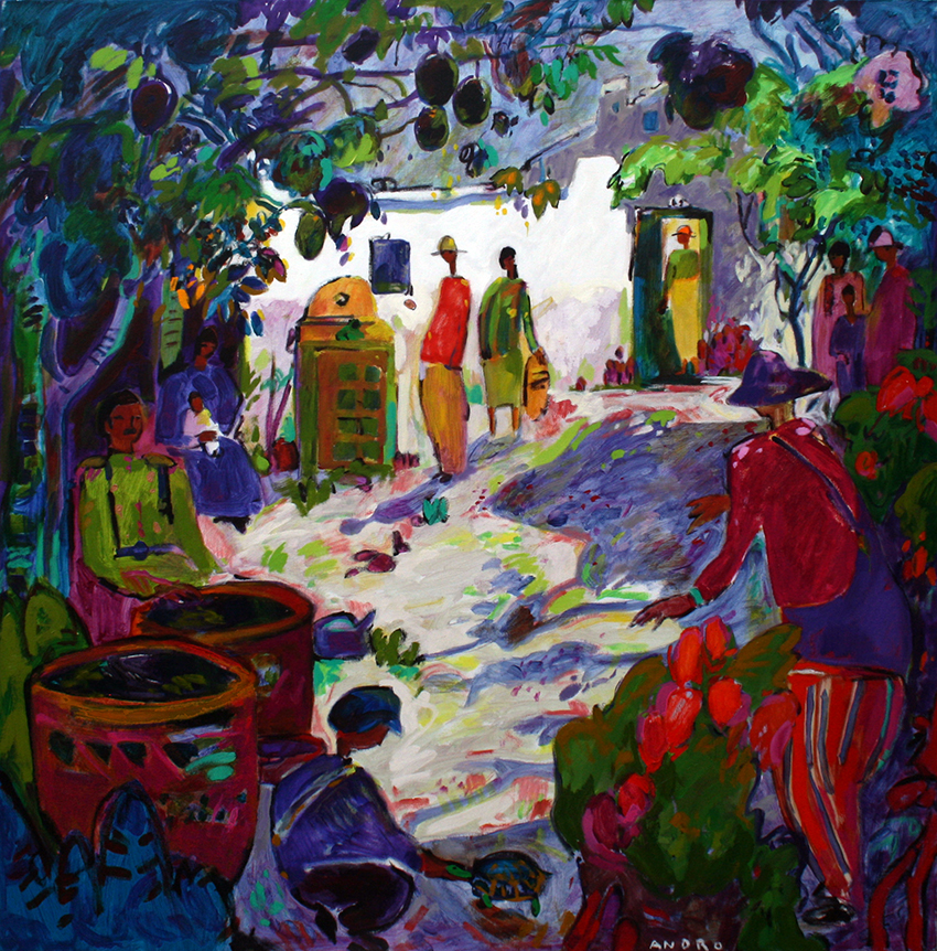 Jugando al Sapo en Cuzco