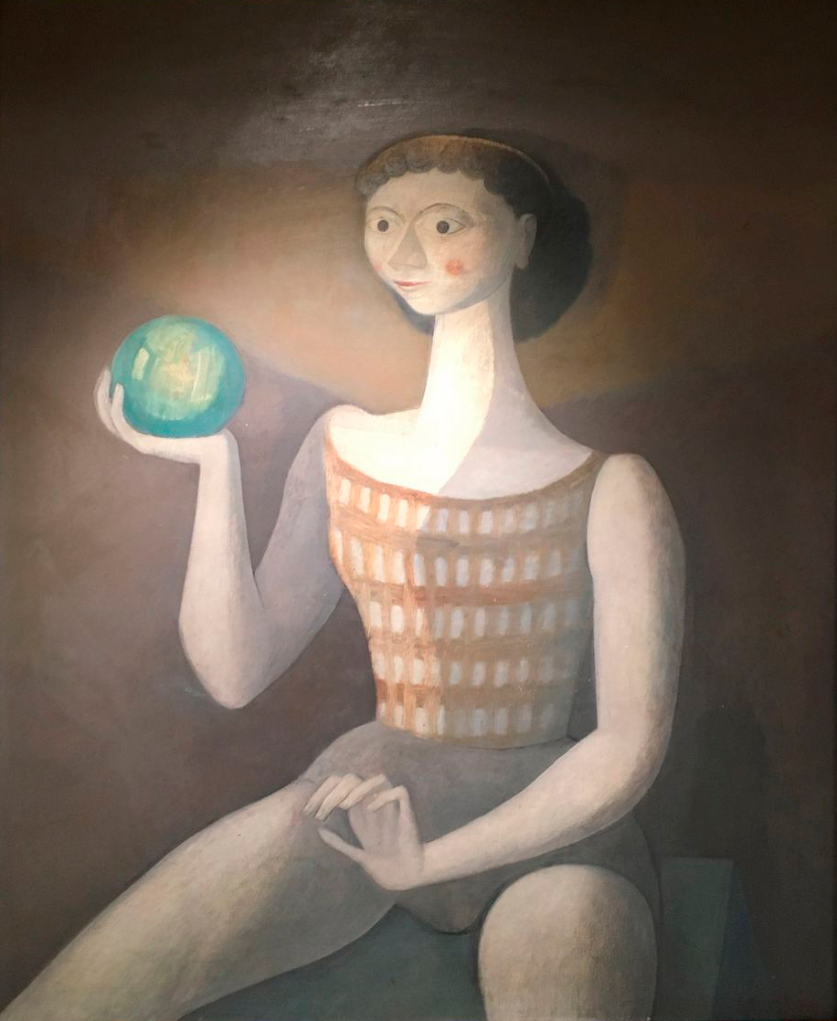 Mujer con Esfera