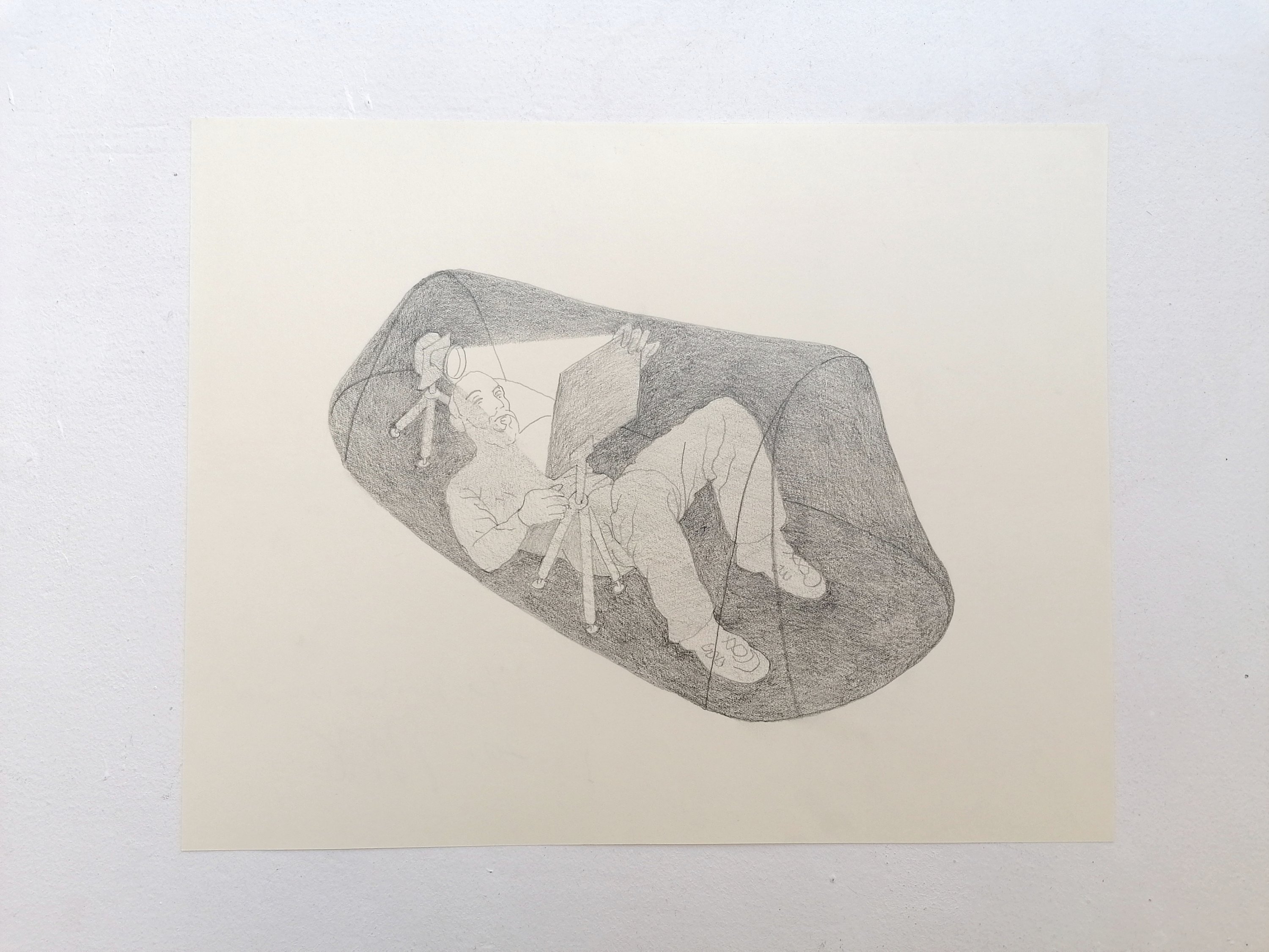 “Tienda” Dibujo preparatorio