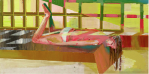 Haciéndose la dormida