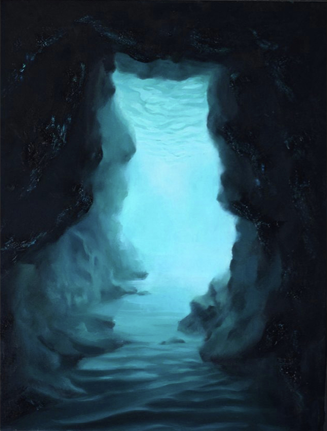 Under water