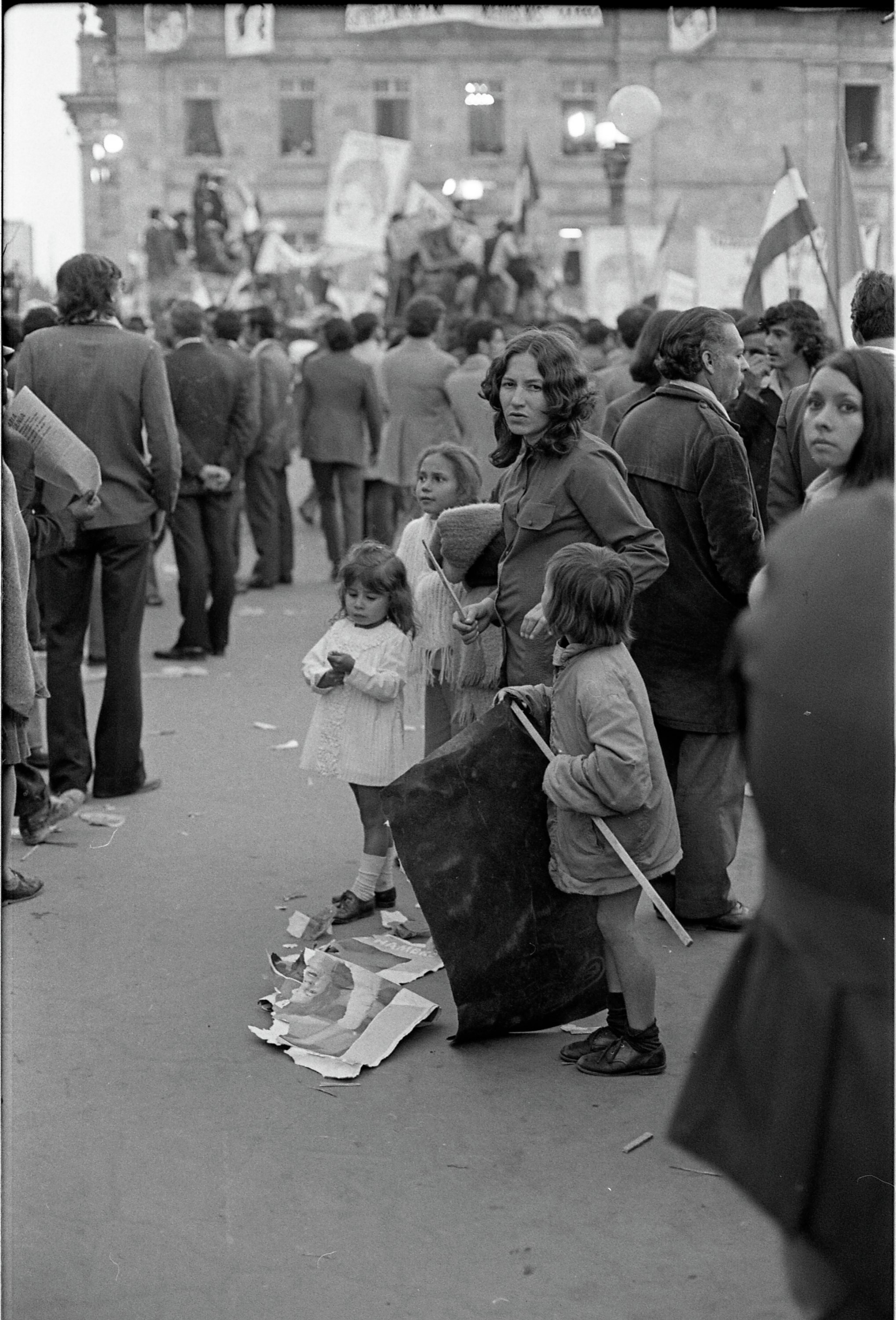 Sin título.(Campaña presidencia María Eugenia Rojas candidata  ANAPO. Elecciones 1974)