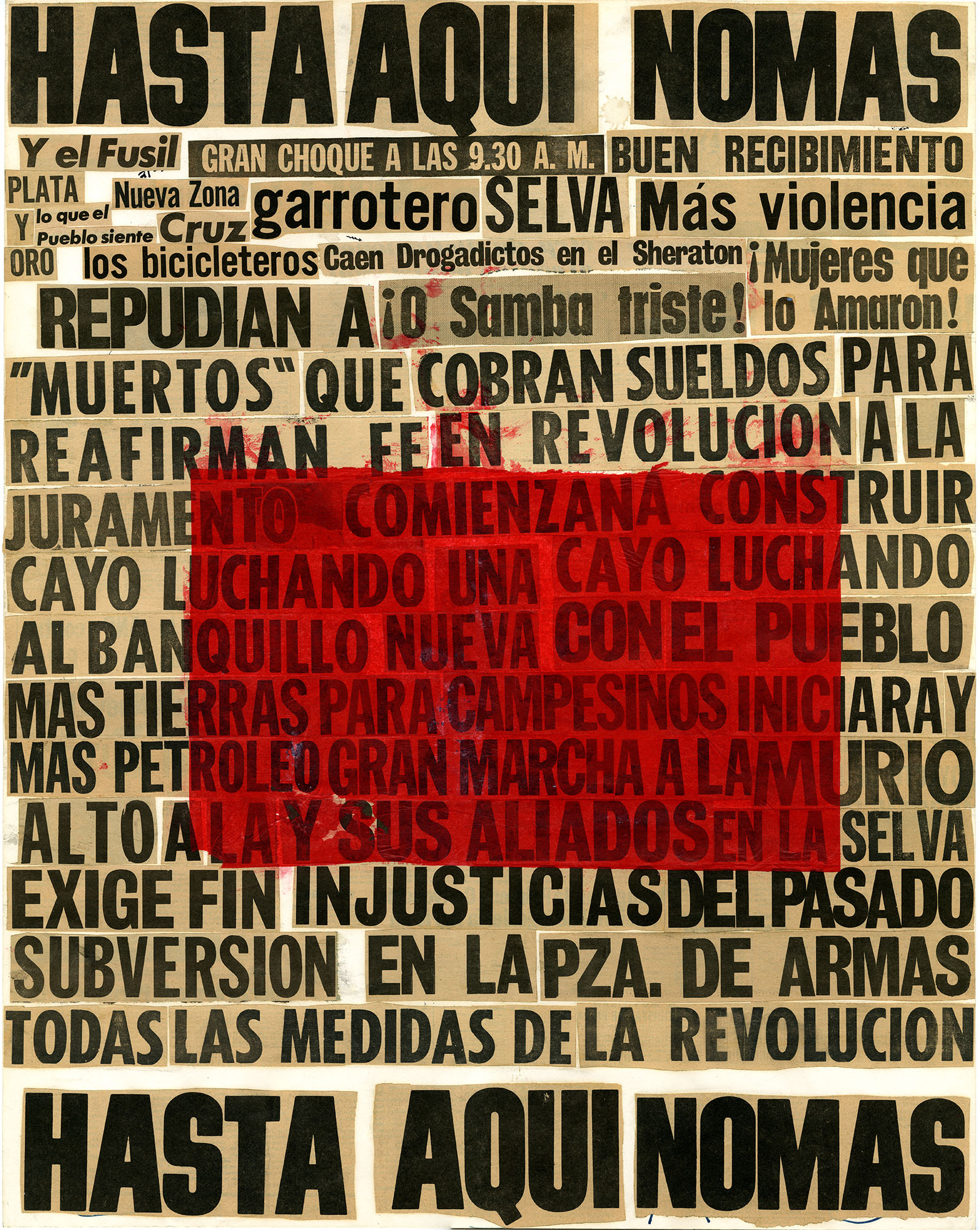 Hasta aquí nomás
