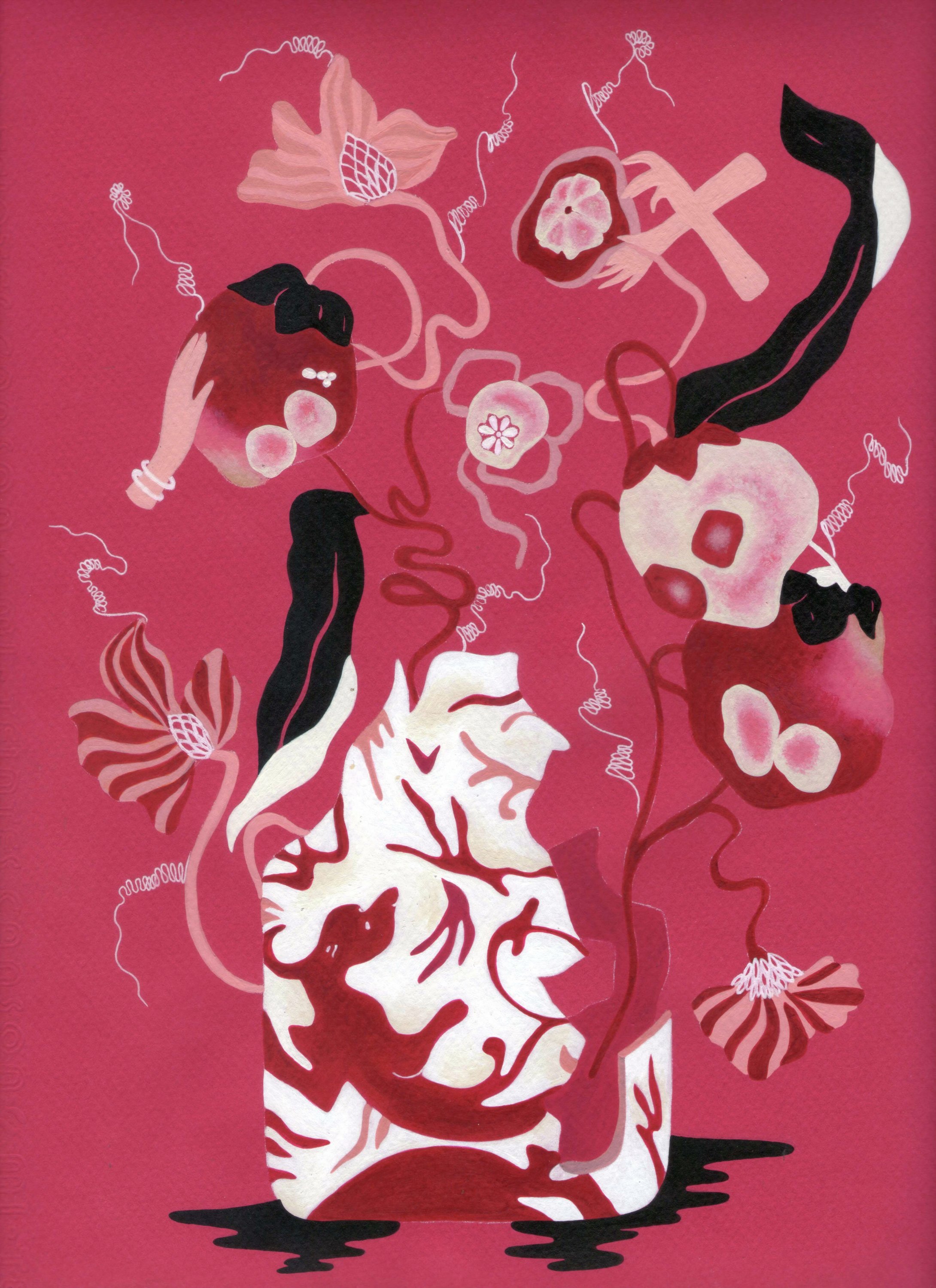 Florero con frutas II