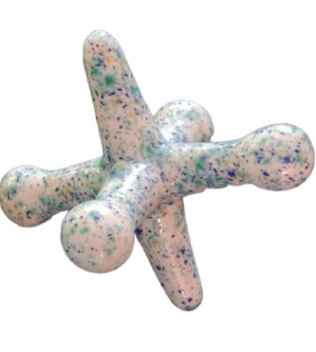 Jack White and blue dots S