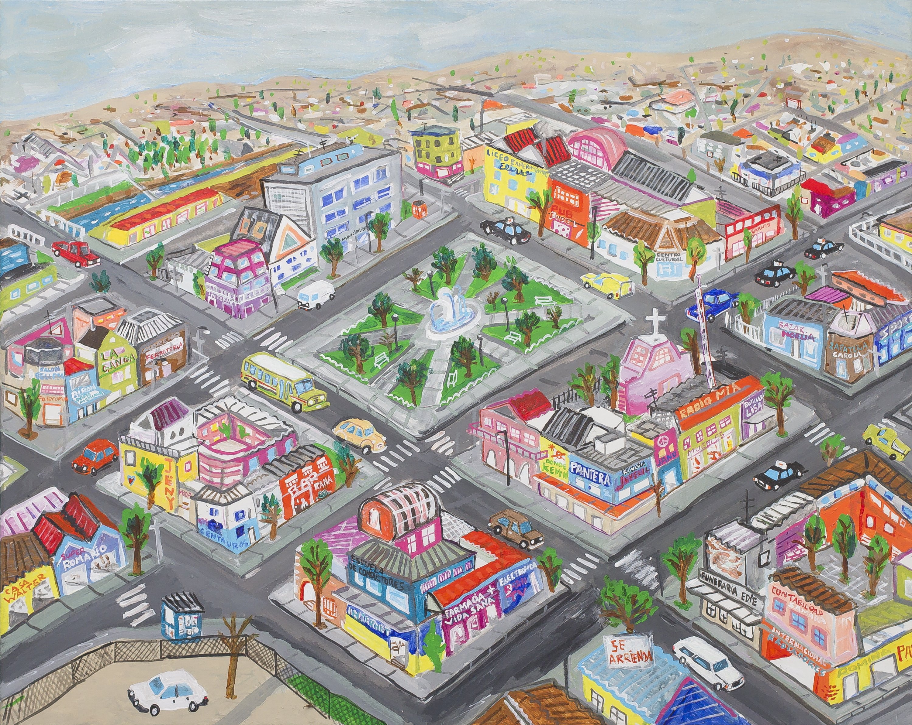 Pandemia en pueblo imaginario de San Flaco