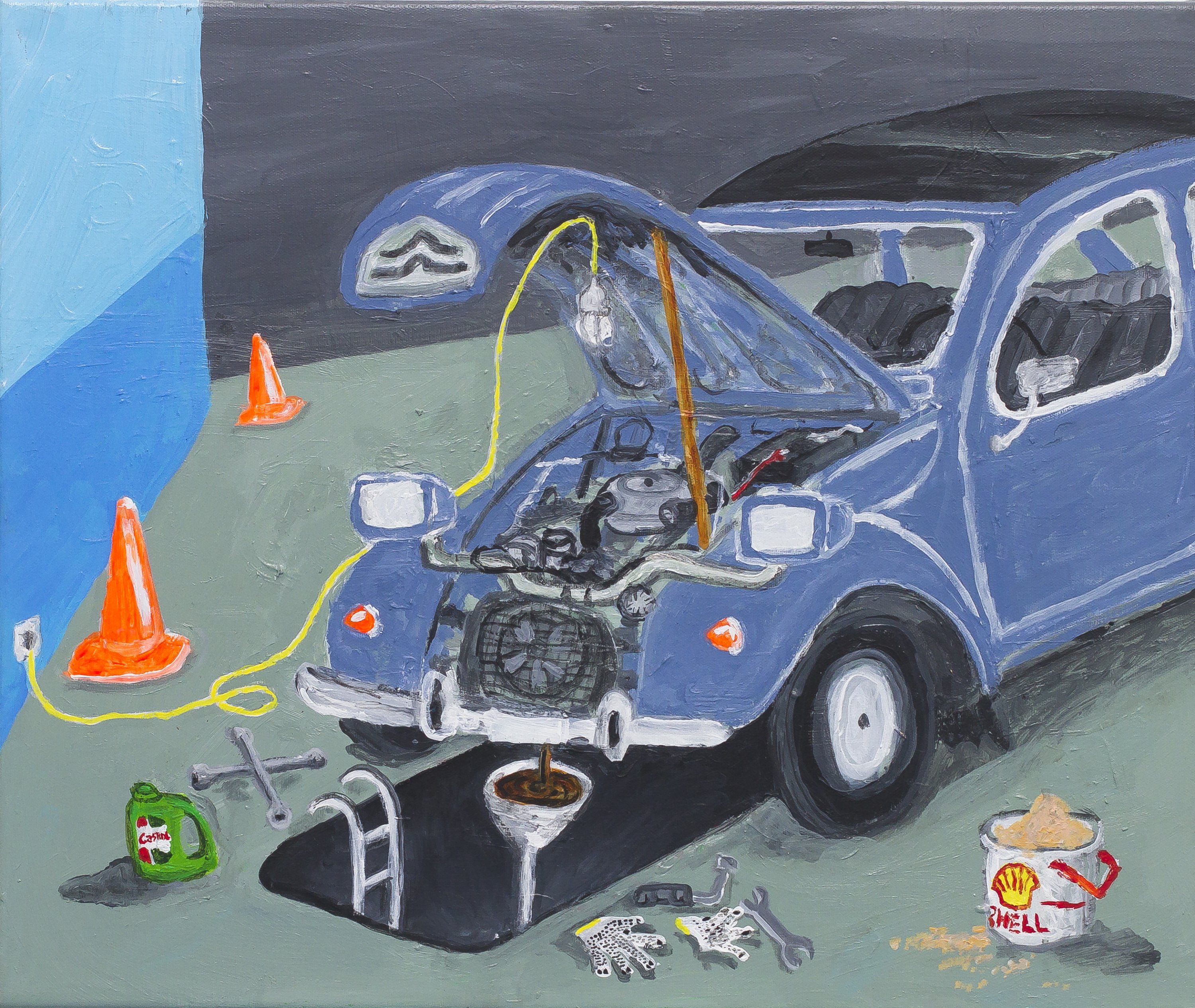 Cambio de aceite a una Citroneta