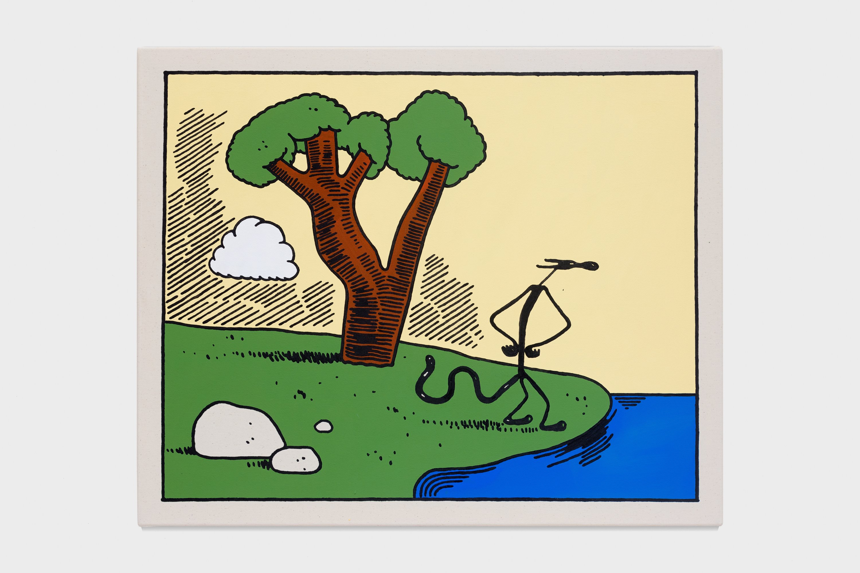 CAT BY THE RIVER