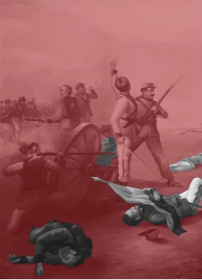 Colorados y amarillos en la Batalla del Alto de la Alianza - Navarro