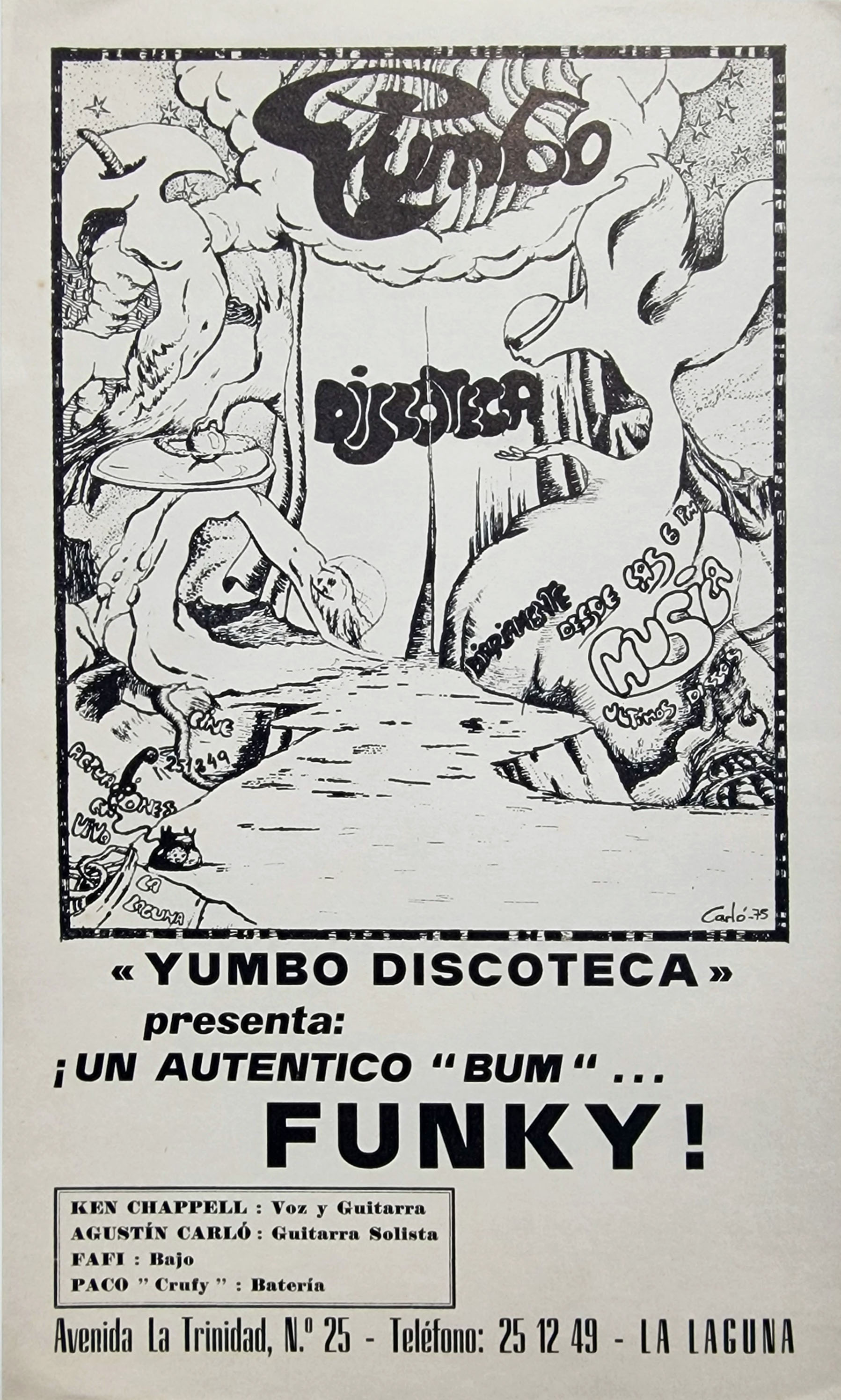 Cartel para Yumbo Discoteca