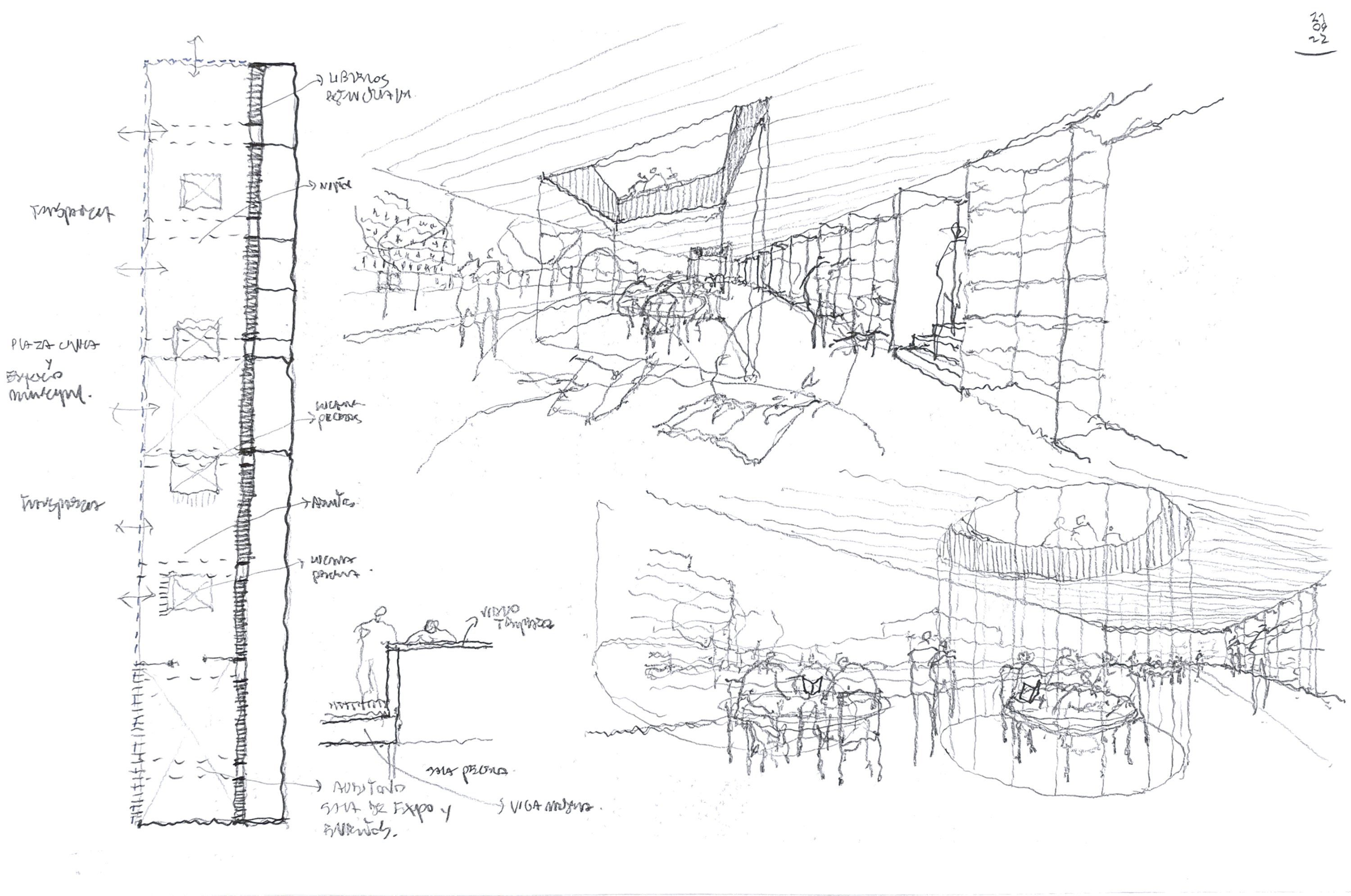 Boceto Biblioteca 2