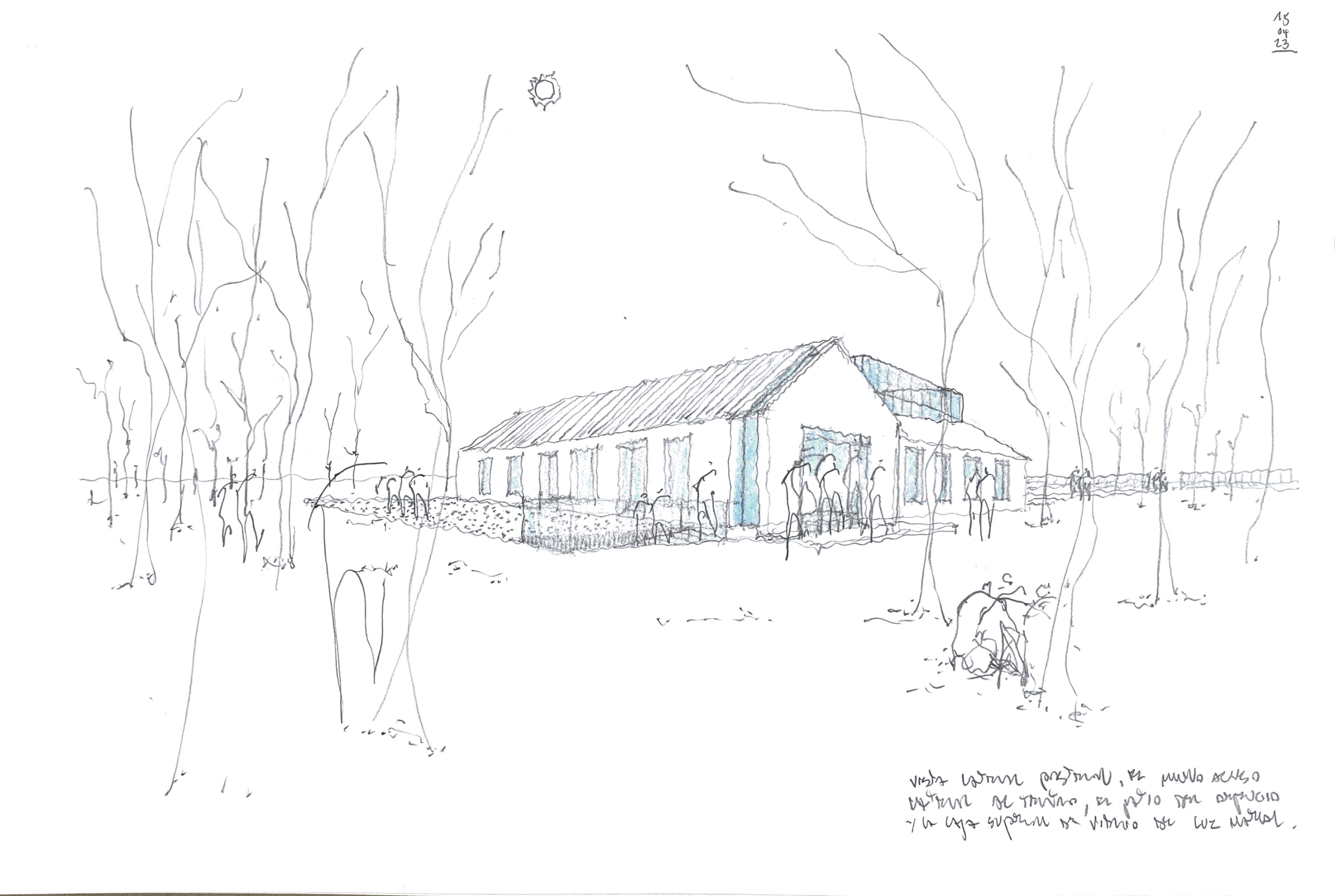 Boceto Casa Cuktura Yagidne 2