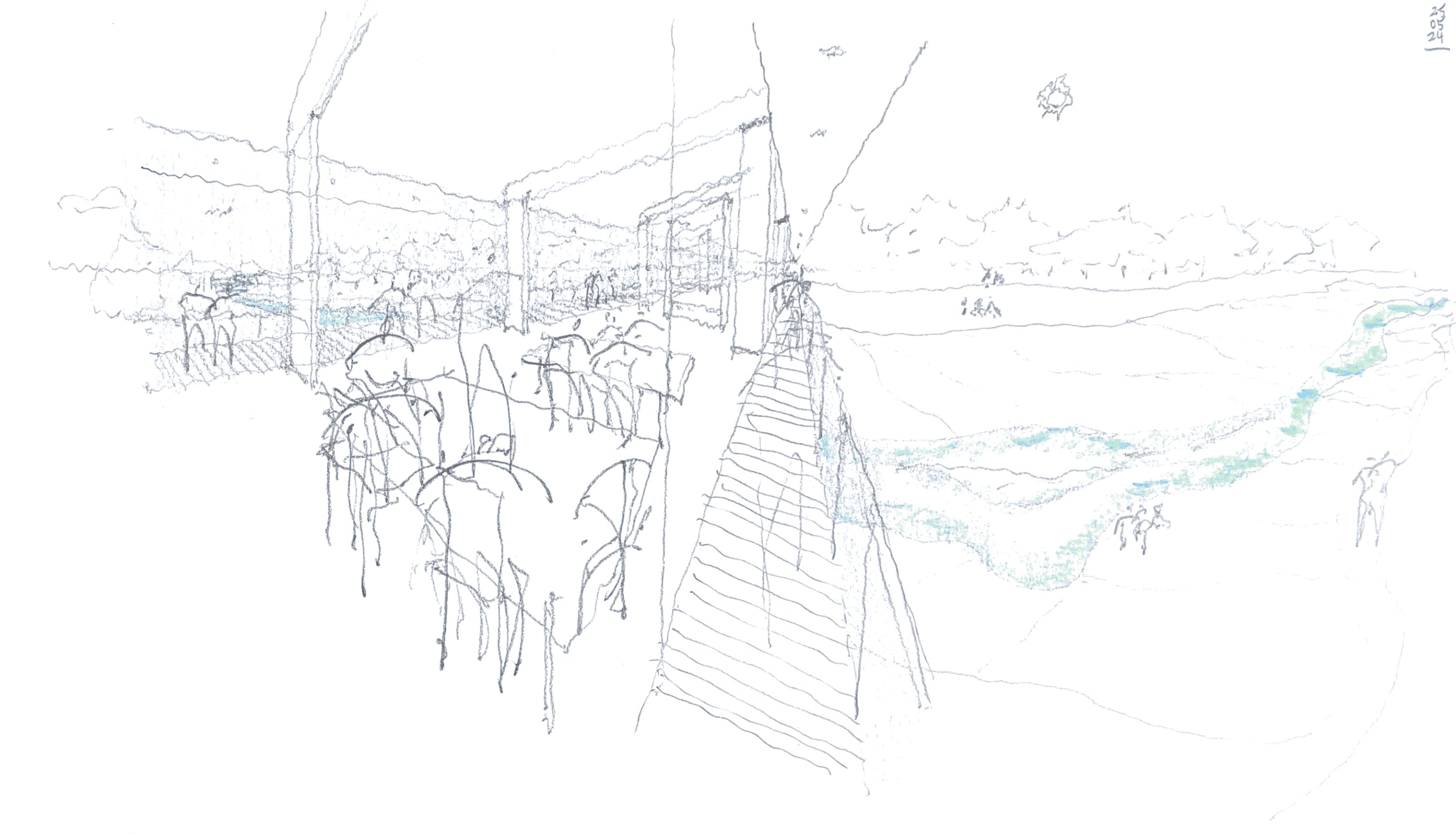 Boceto Parque Fluvial Kreminna 1