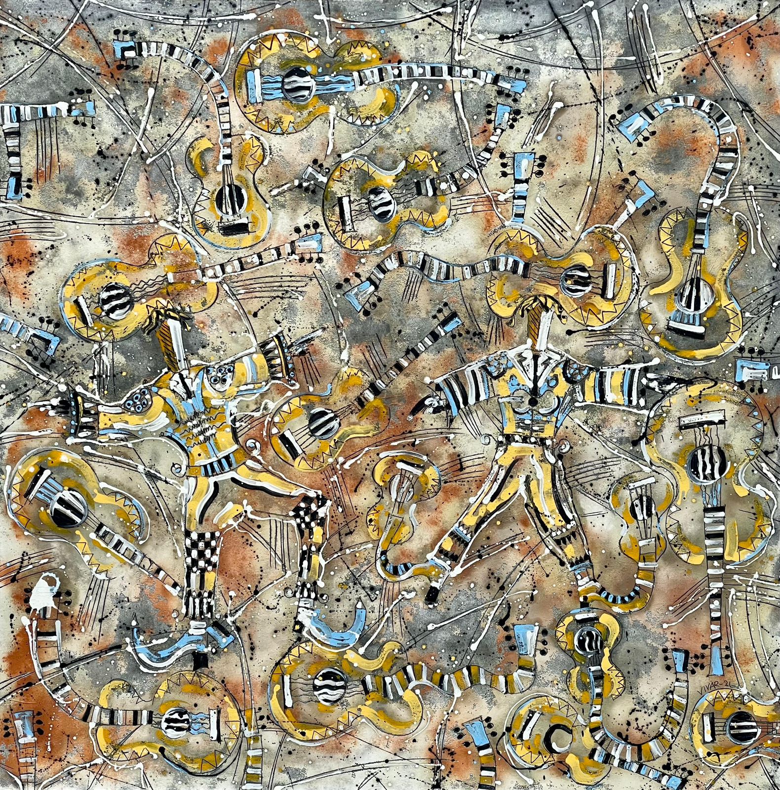 Músicos y Guitarras