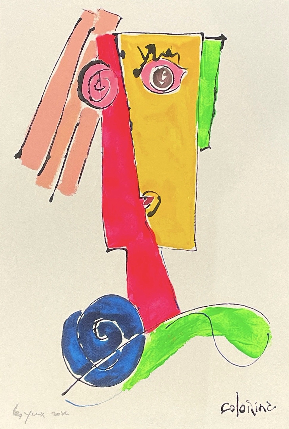 Les yeux roses