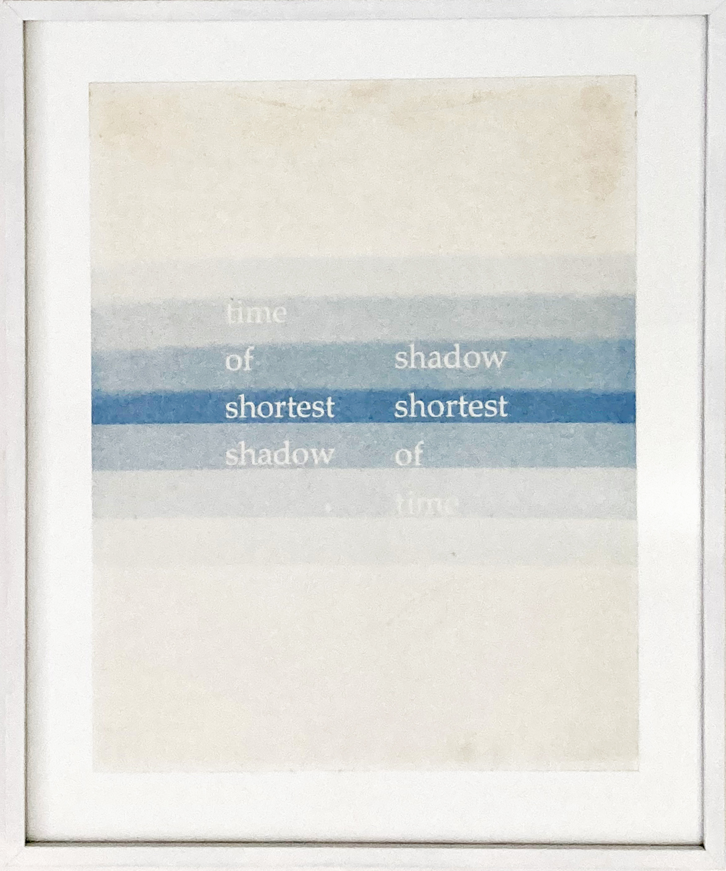 Contact. The shortest shadow