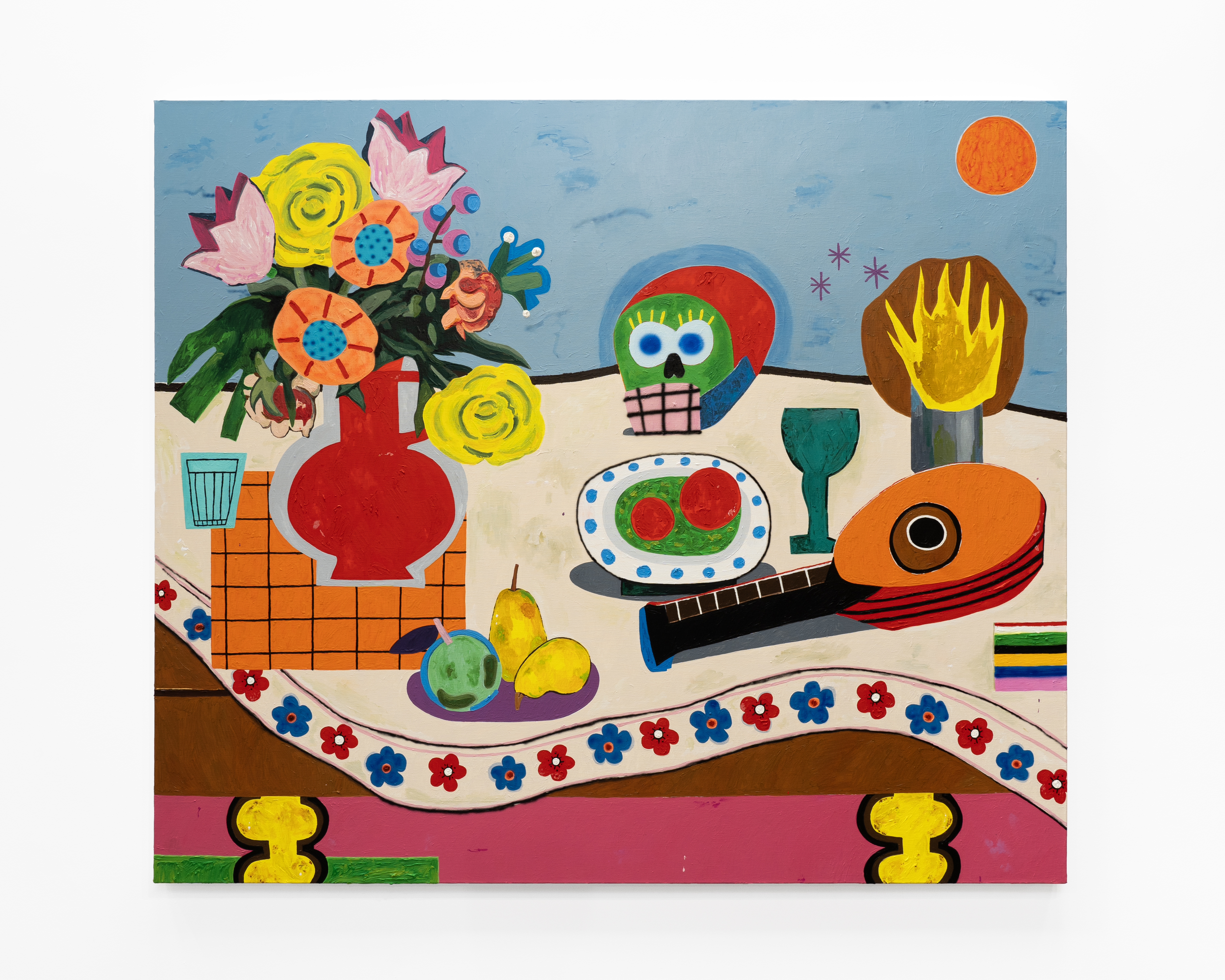 Table with guitar (1)