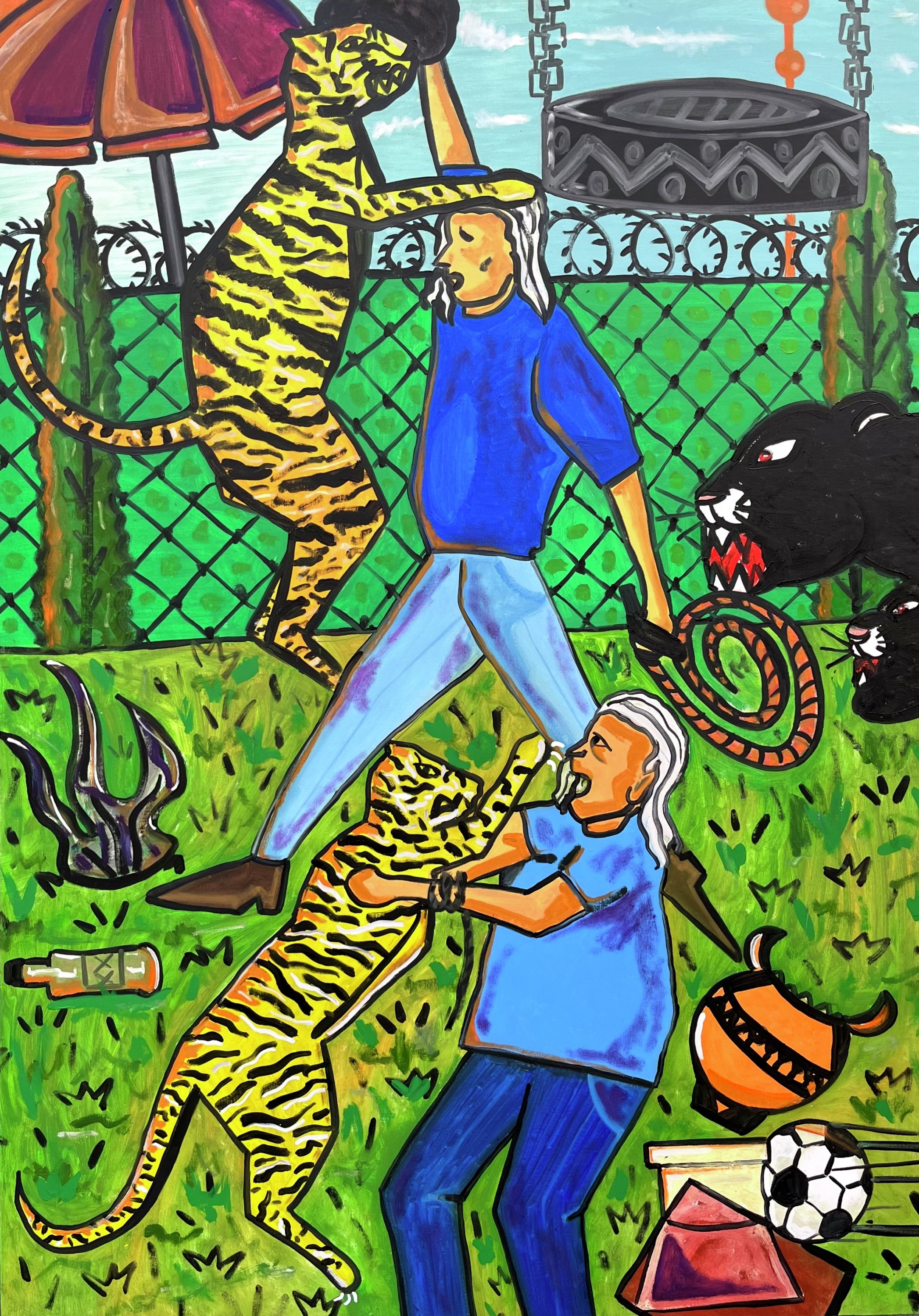 La rebelión de los felinos contra los gemelos platinados