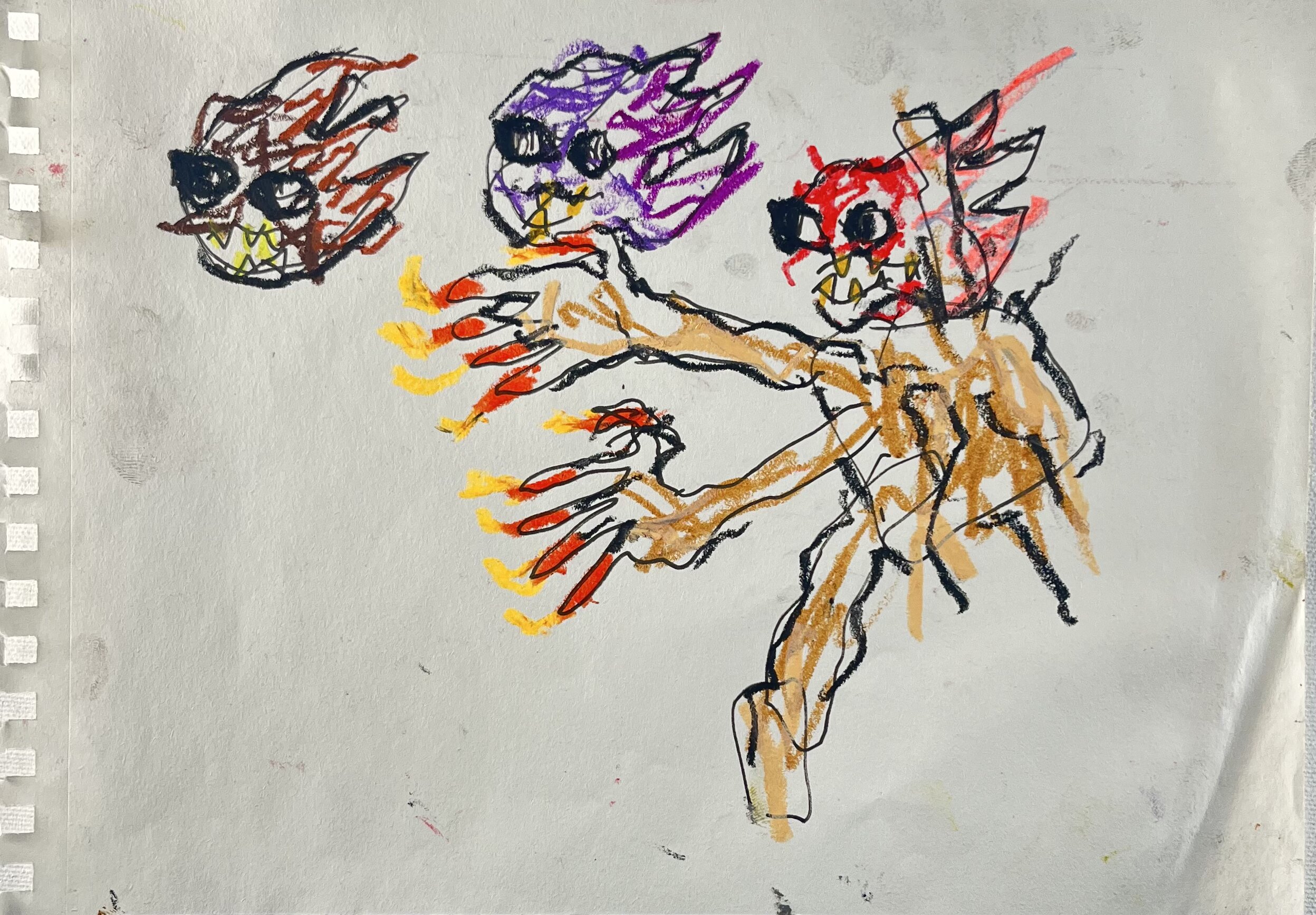 I can't hit u harder w/ my friends heads