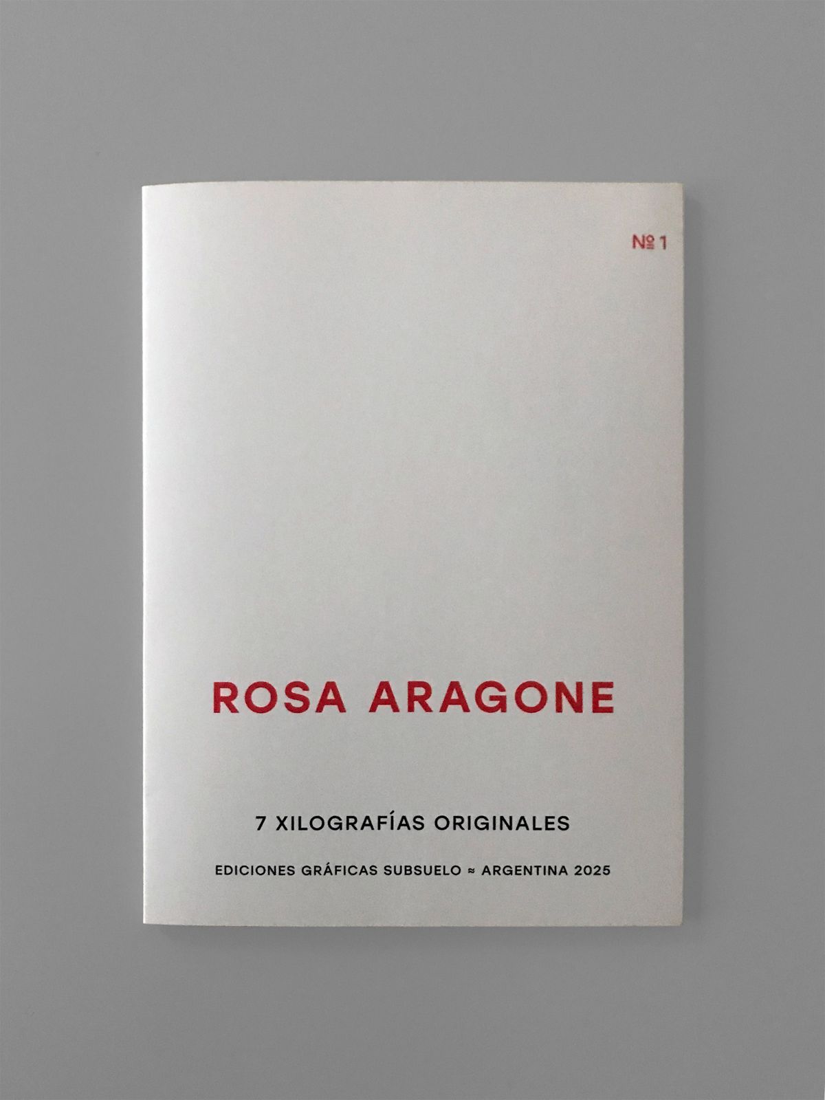 Carpeta gráfica Xilográfias Rosa Aragone