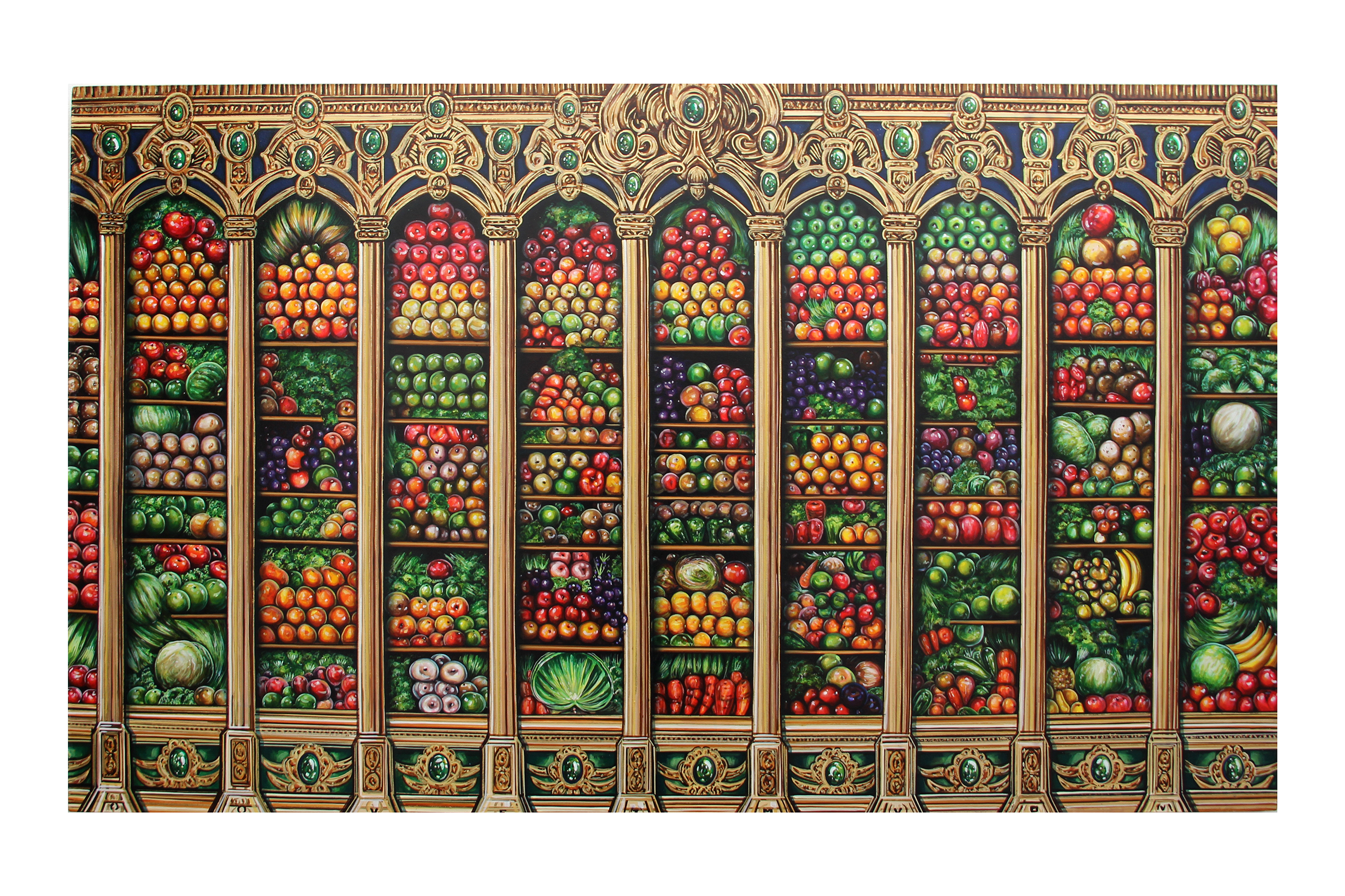 Serie Vitrinas tierra móvil 