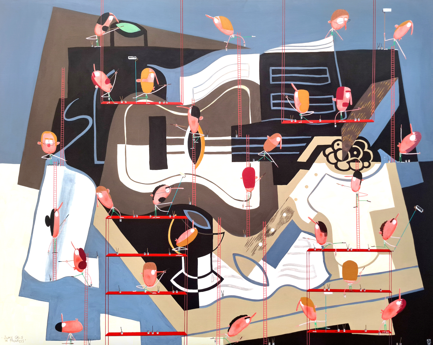 Juan Gris in progress