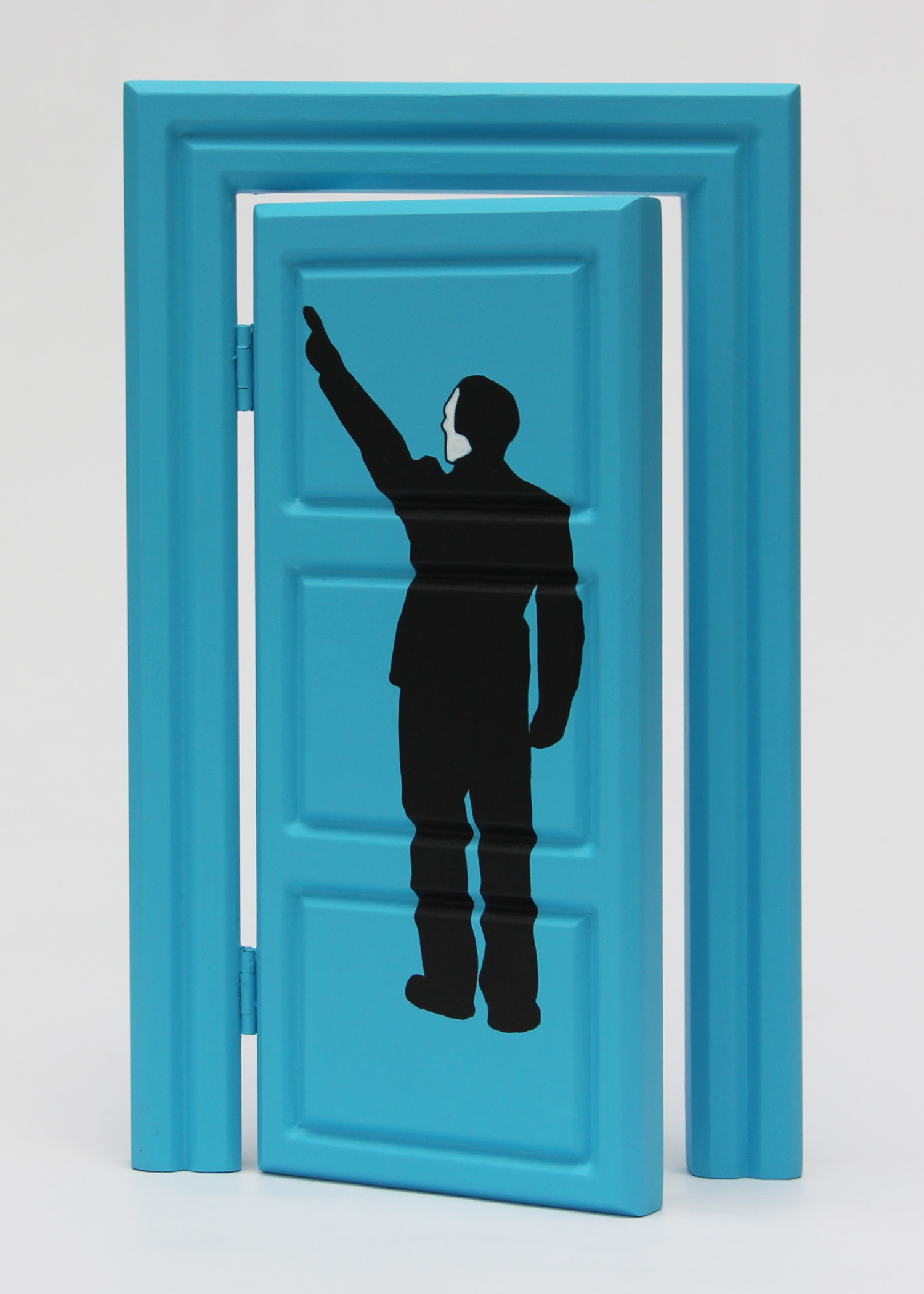 Visitante azul mini