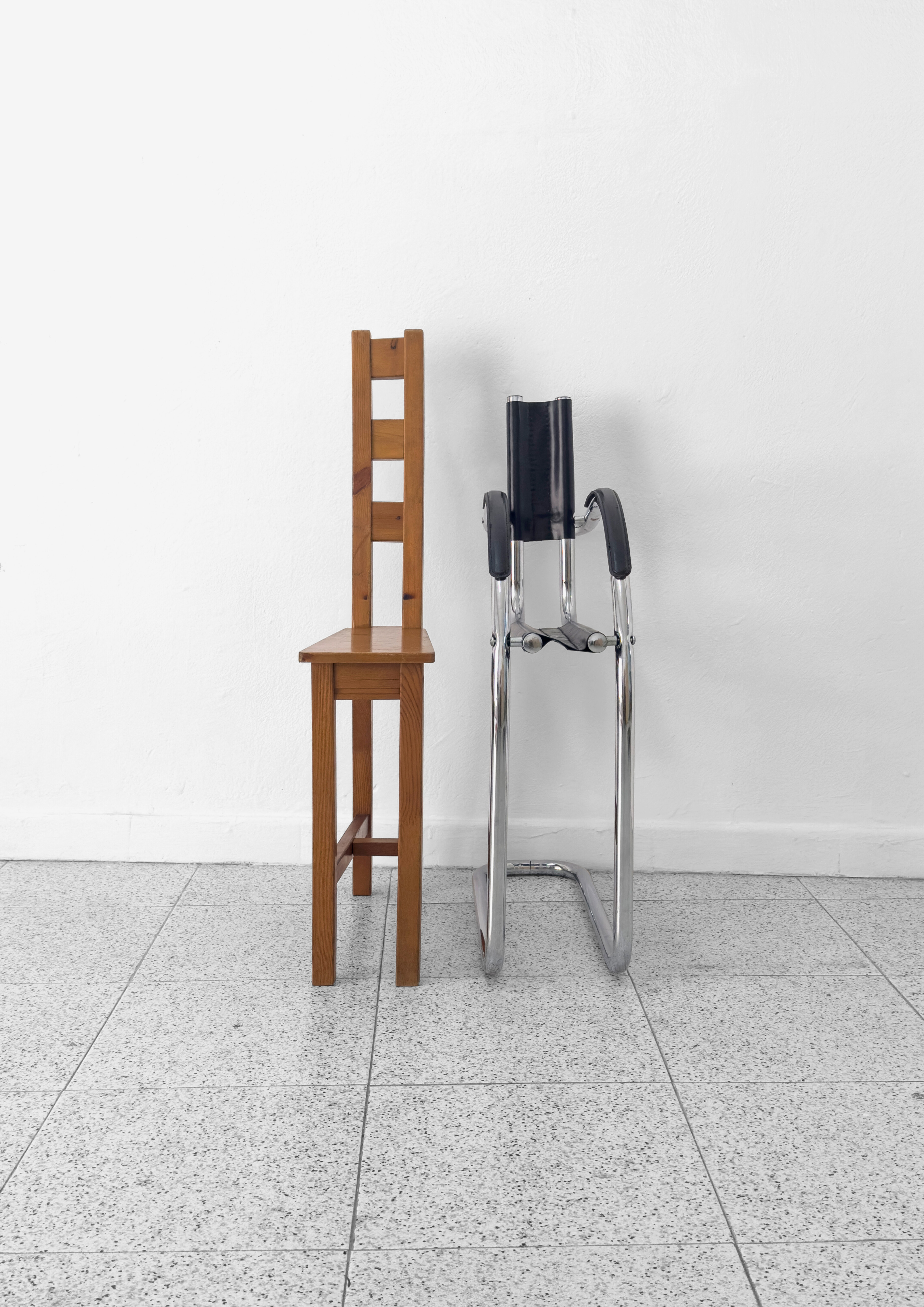 Single direction chairs #2. Diptych. Unique piece