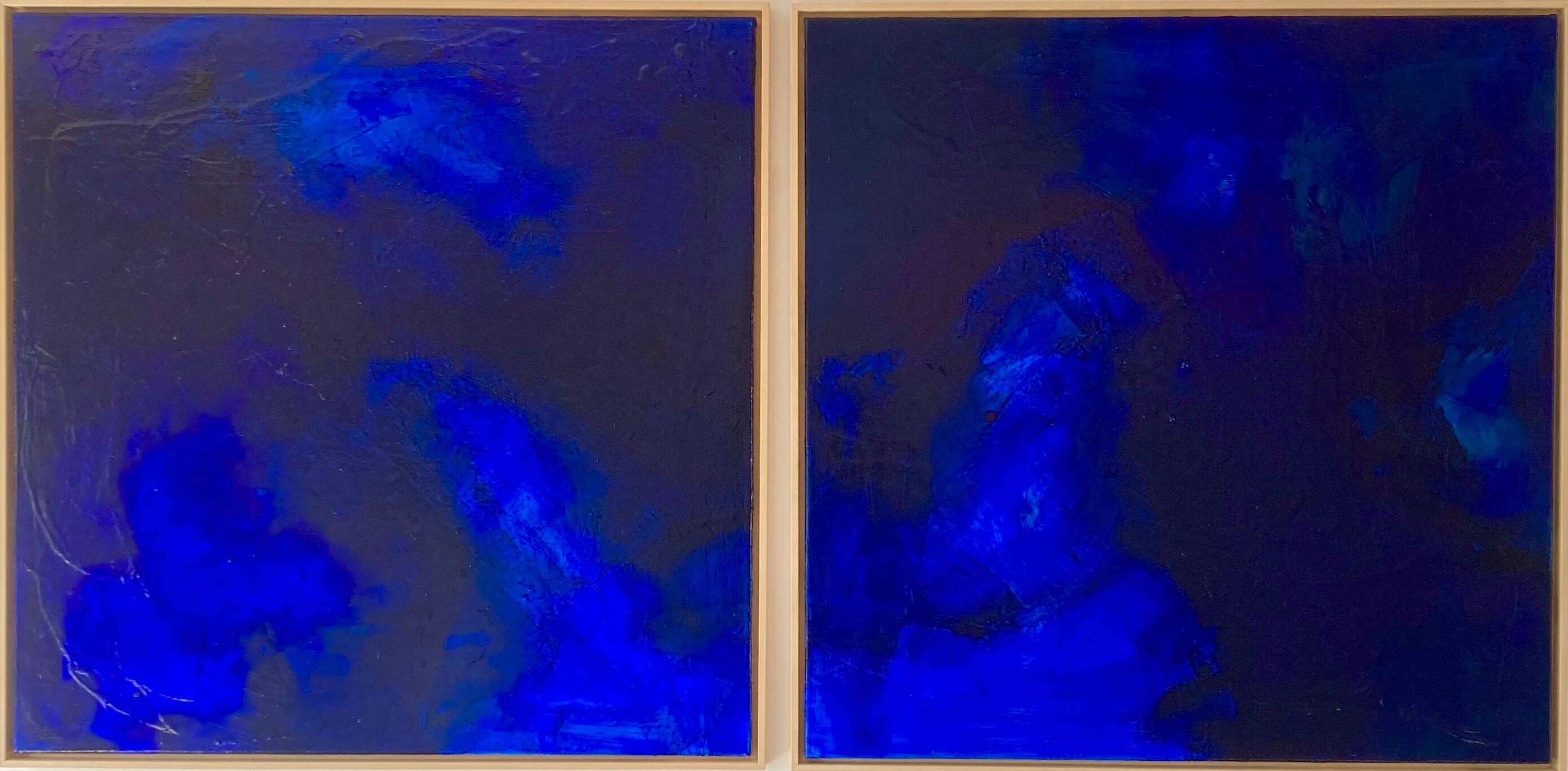 Serie IV Blue Intense (Diptych)