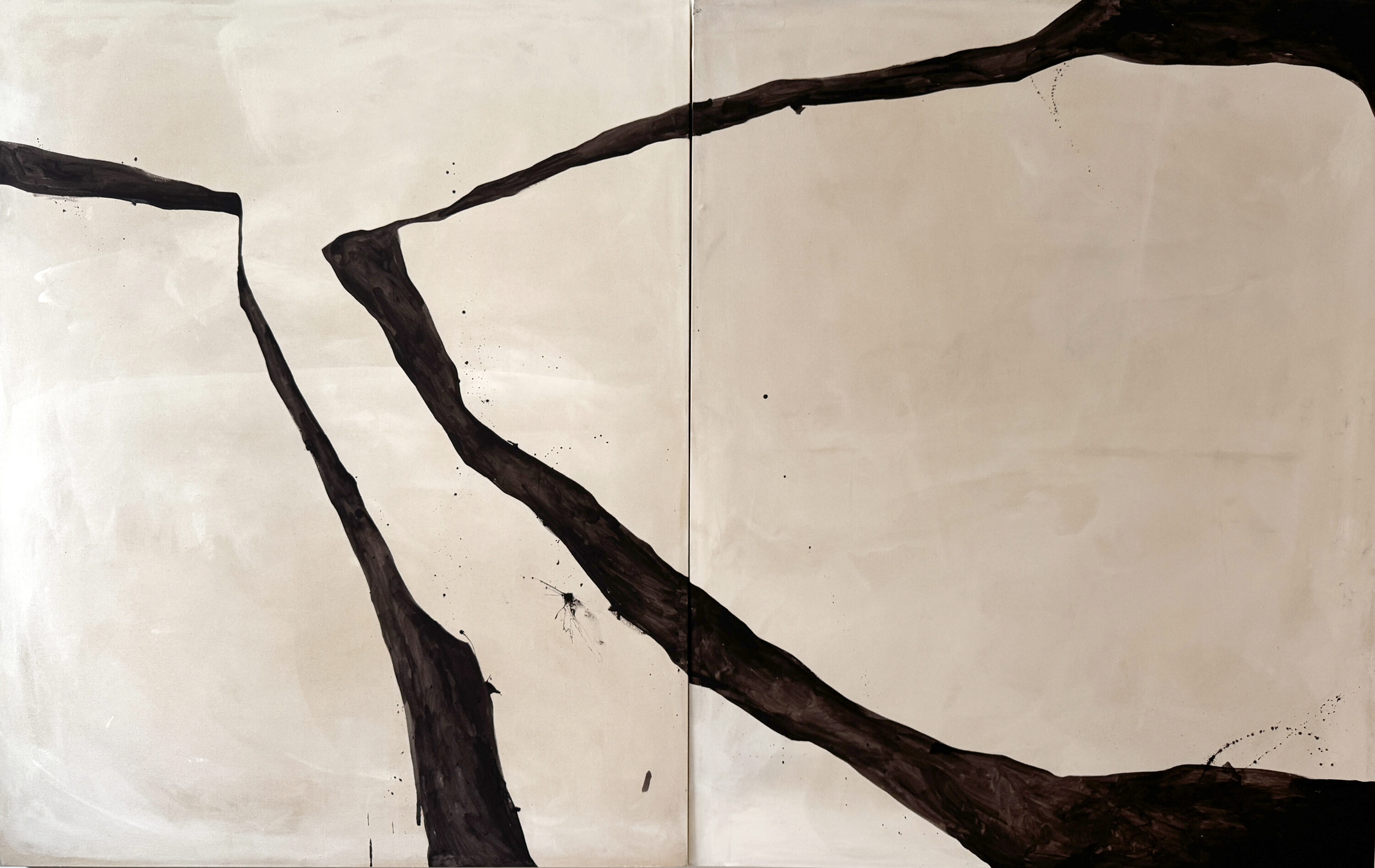 Hombre al agua II Diptych