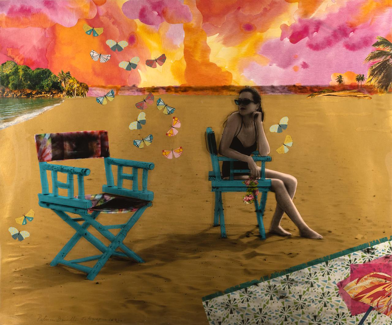 Día de playa y mariposas