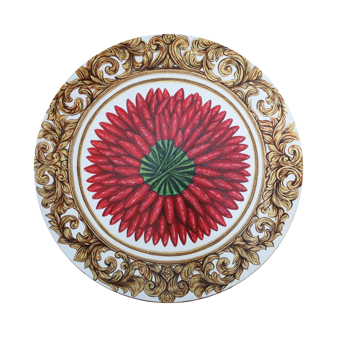 De la serie Vitrinas tierra móvil (ajíes)