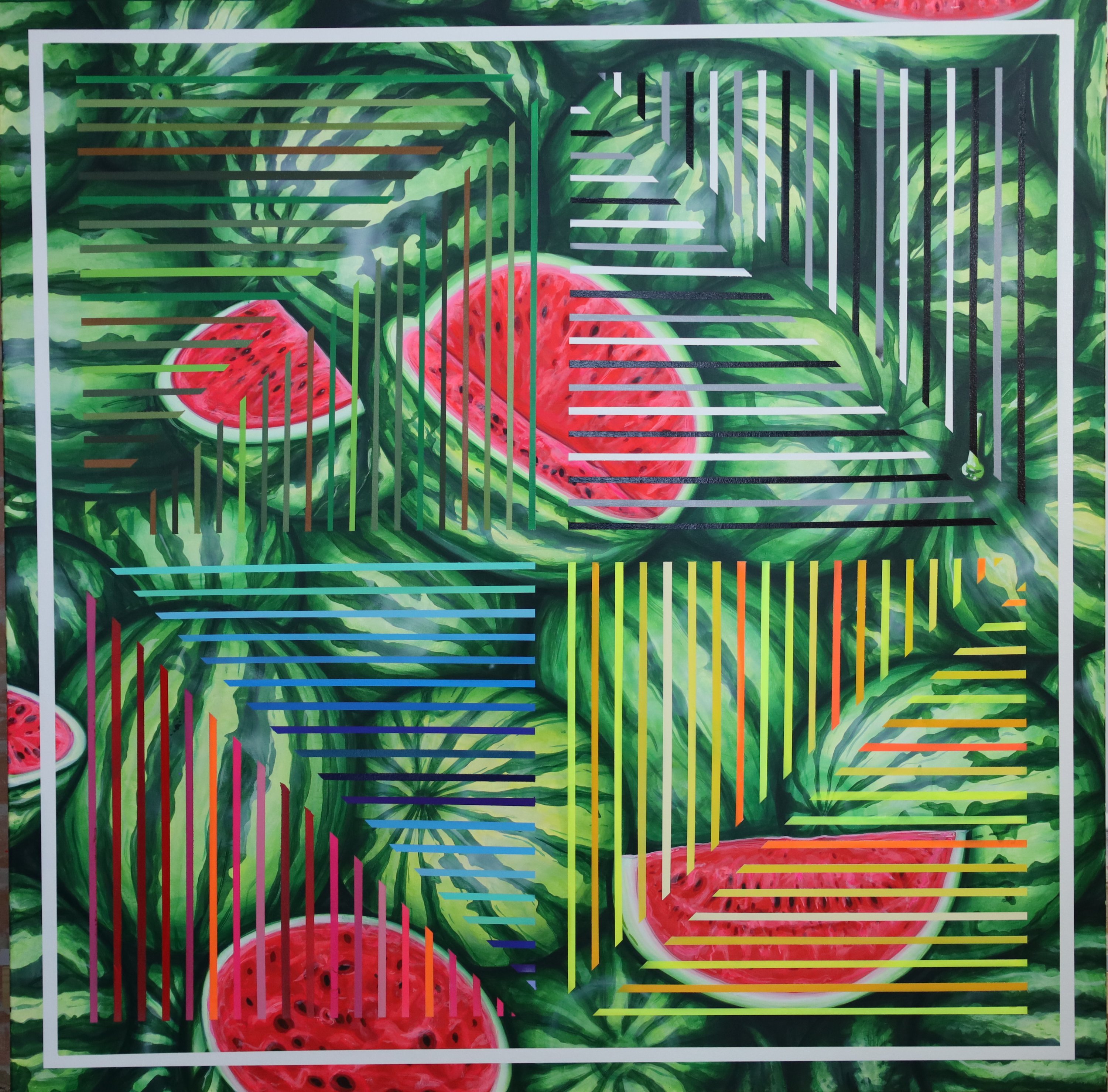 De la serie Vitrinas tierra móvil (sandías)