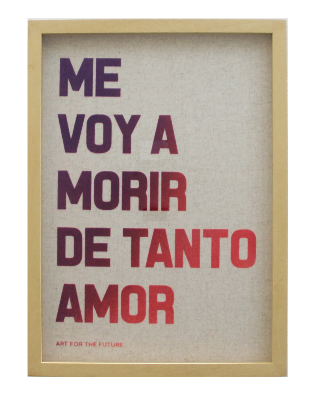 Me voy a morir de tanto amor