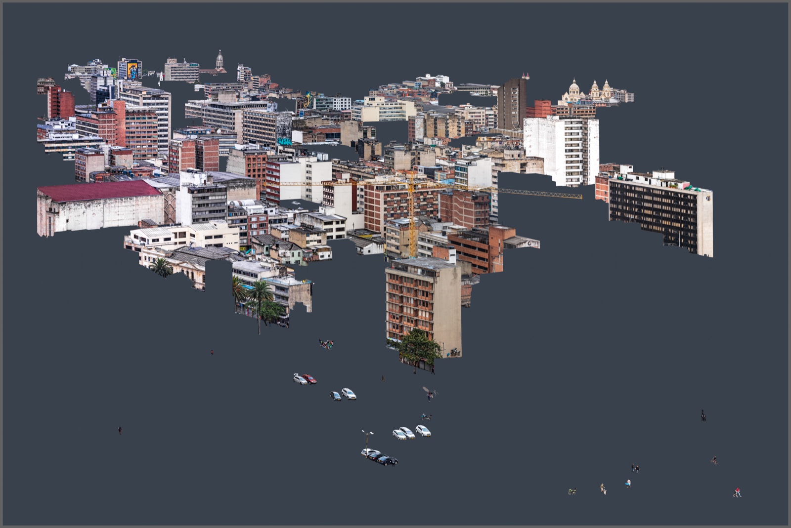 Planos del centro, Bogotá 2017