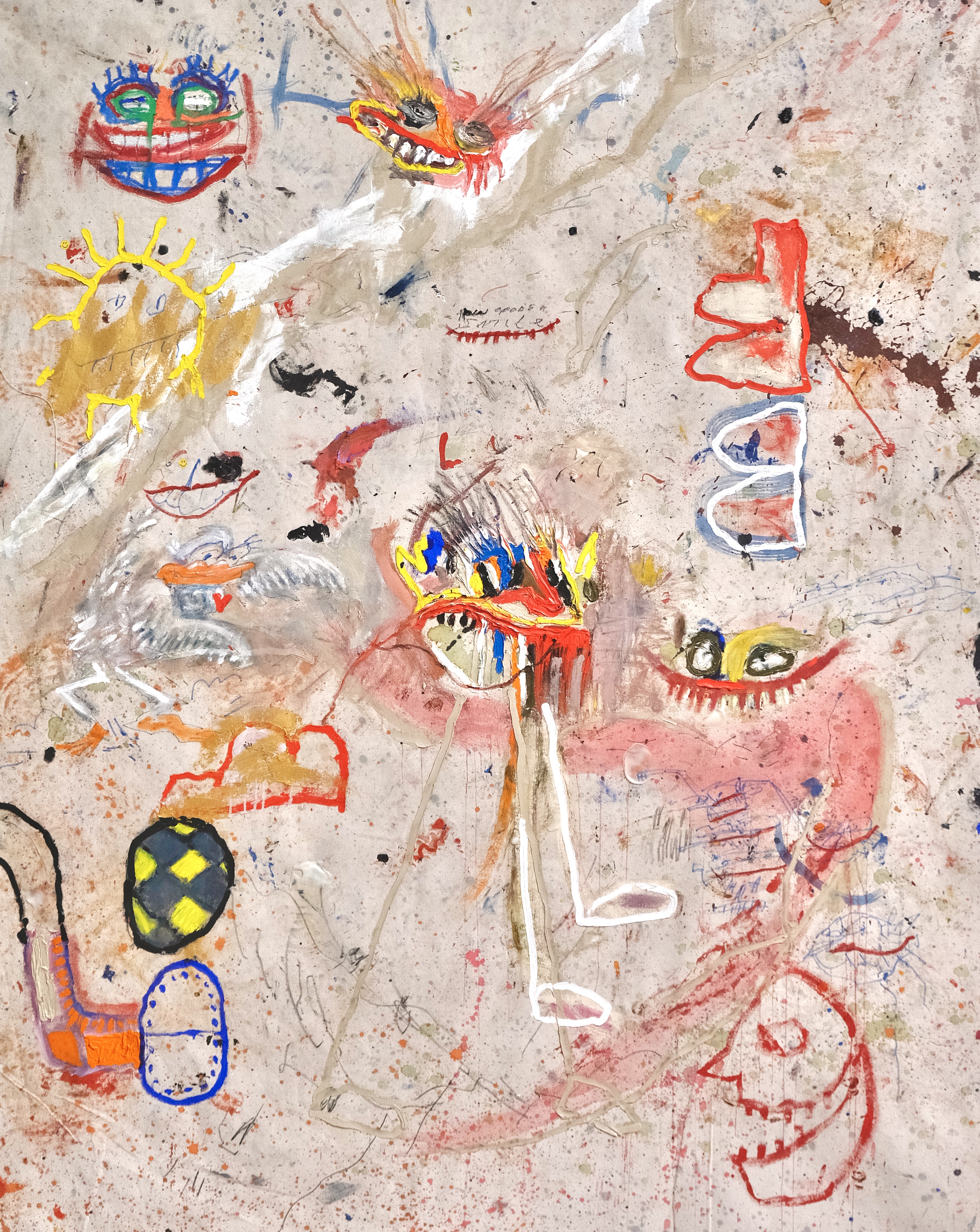 Guston kicks it
