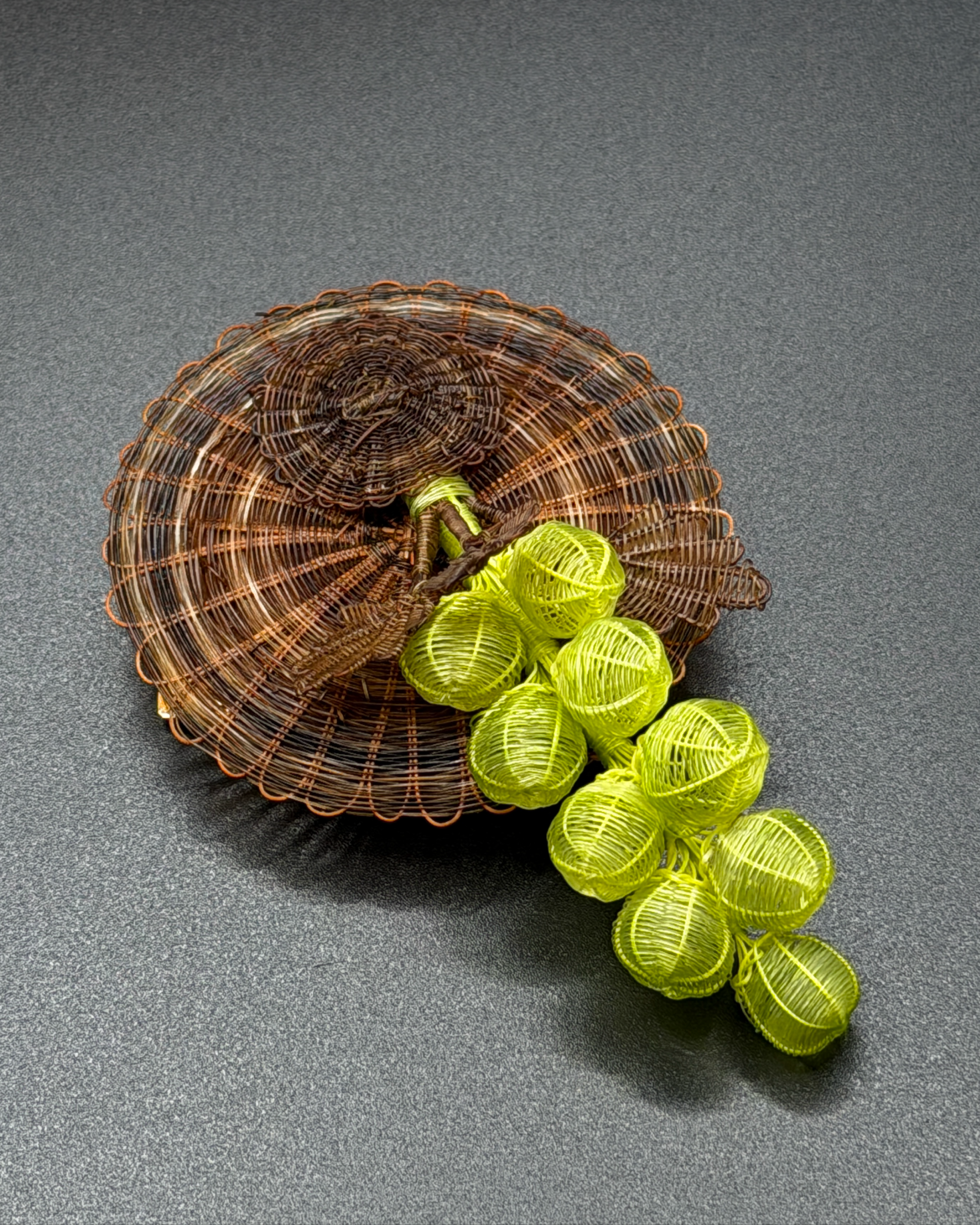 Prendedor Racimo de Esmeralda