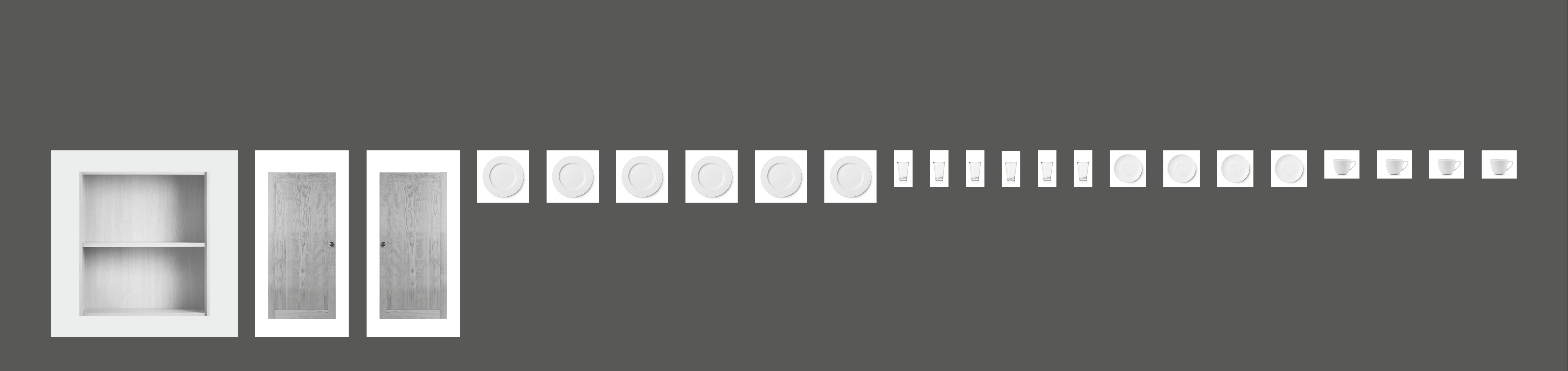 Pack desplegado (alacena)