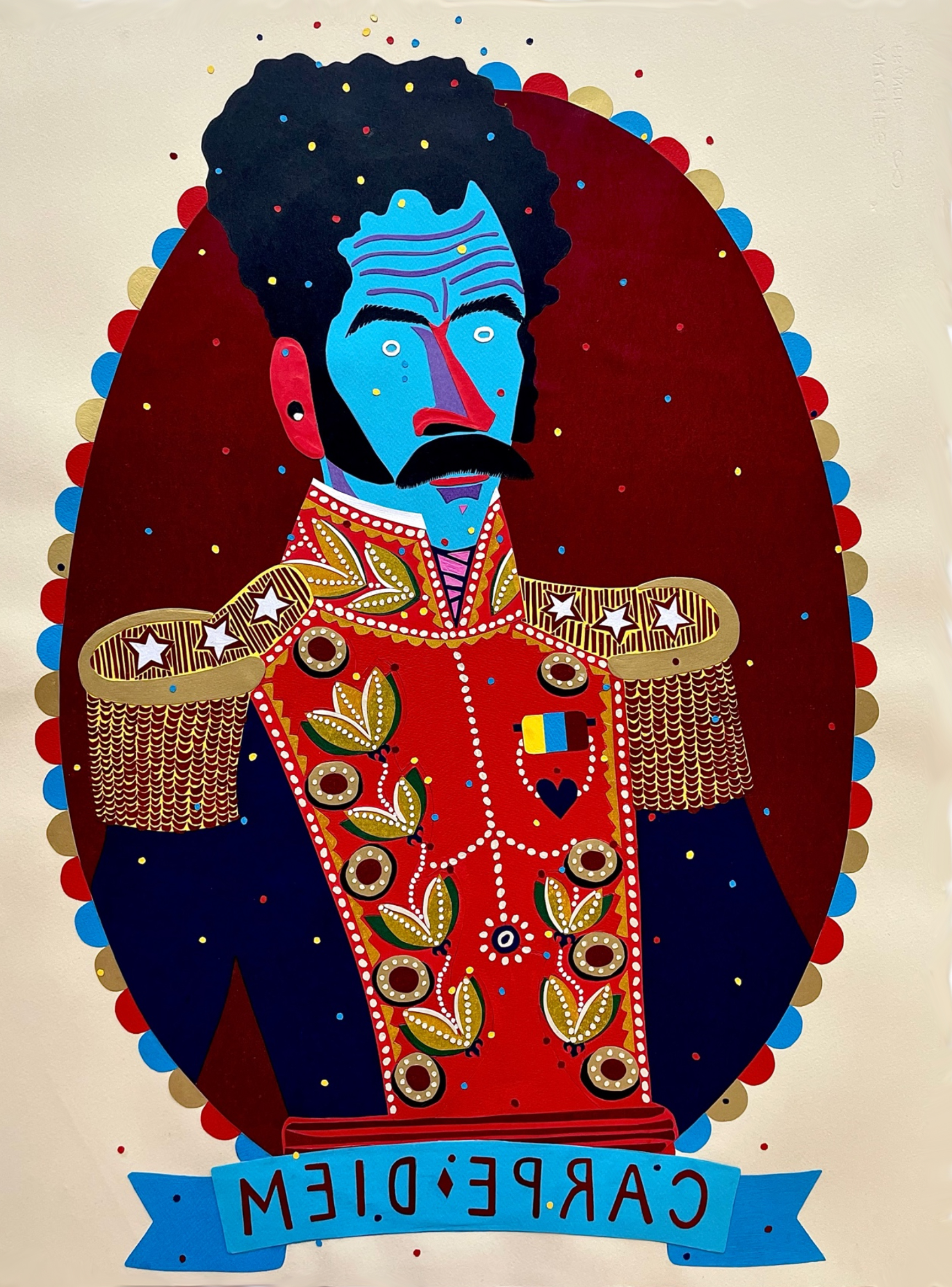 Retrato de Simón Bolívar sobreviviendo a la emboscada del amor