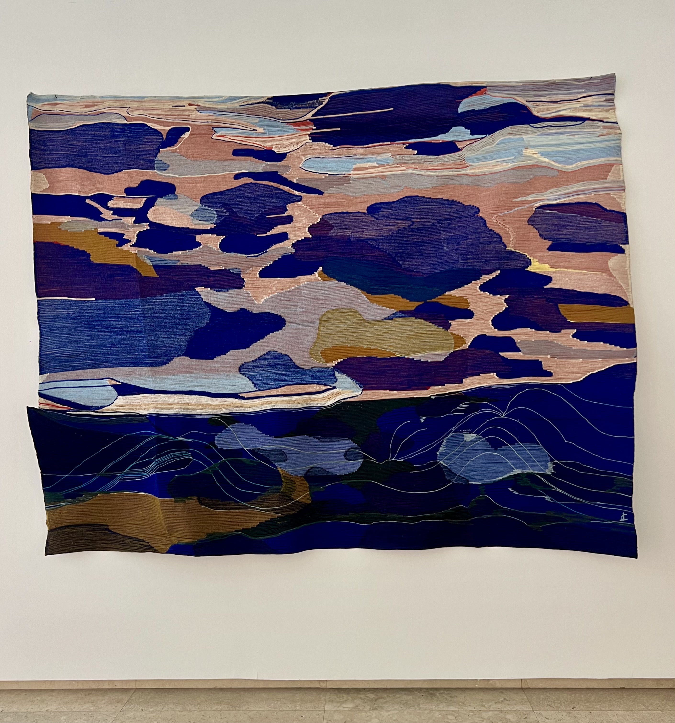 Paisaje azul