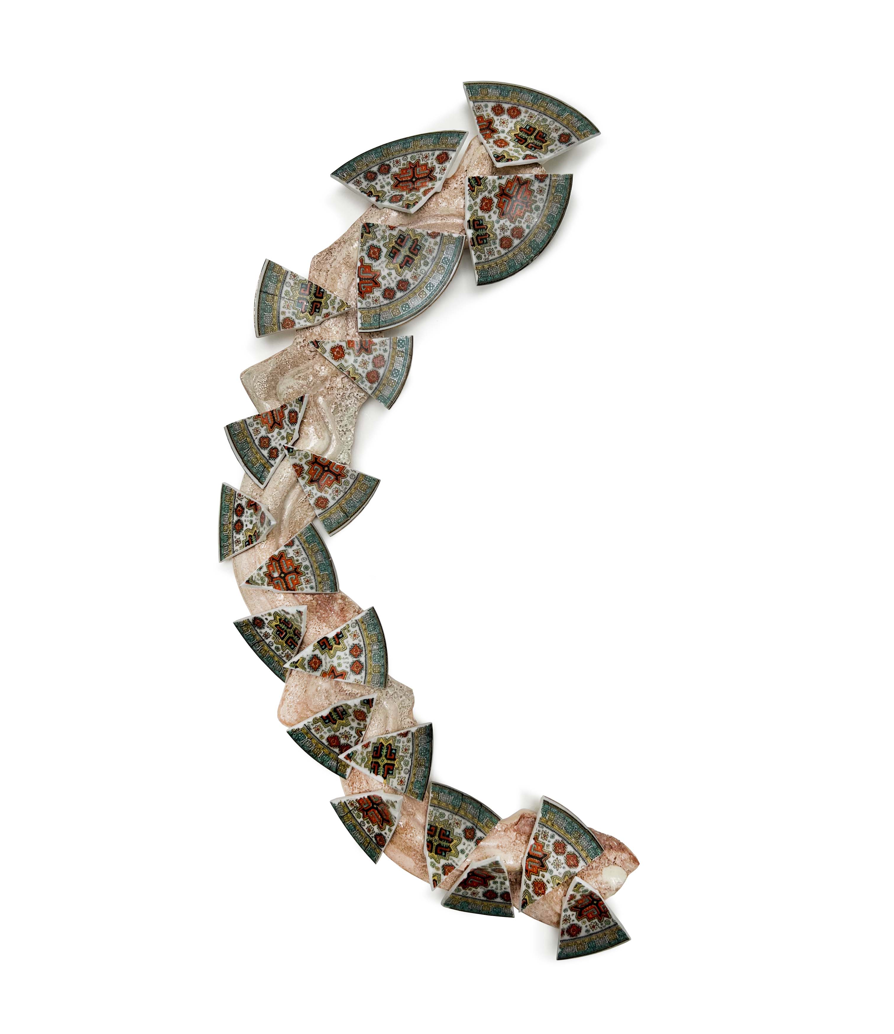 Interferencia dentro de la fragilidad. Serie porcelana china No. 11