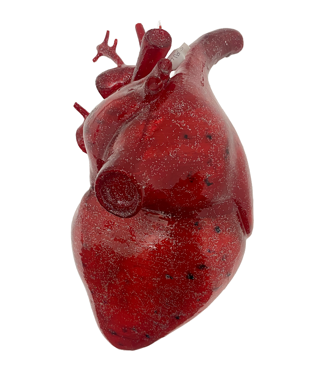 Kardía 18 (rojo escarcha plateada)