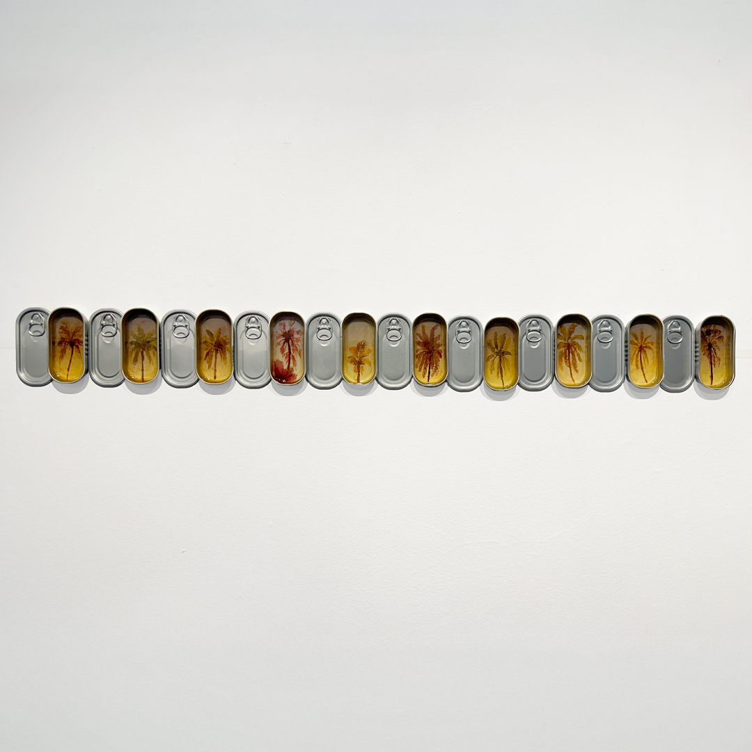 De la serie tipologías e inventarios: las palmeras y lo tropical versión 4