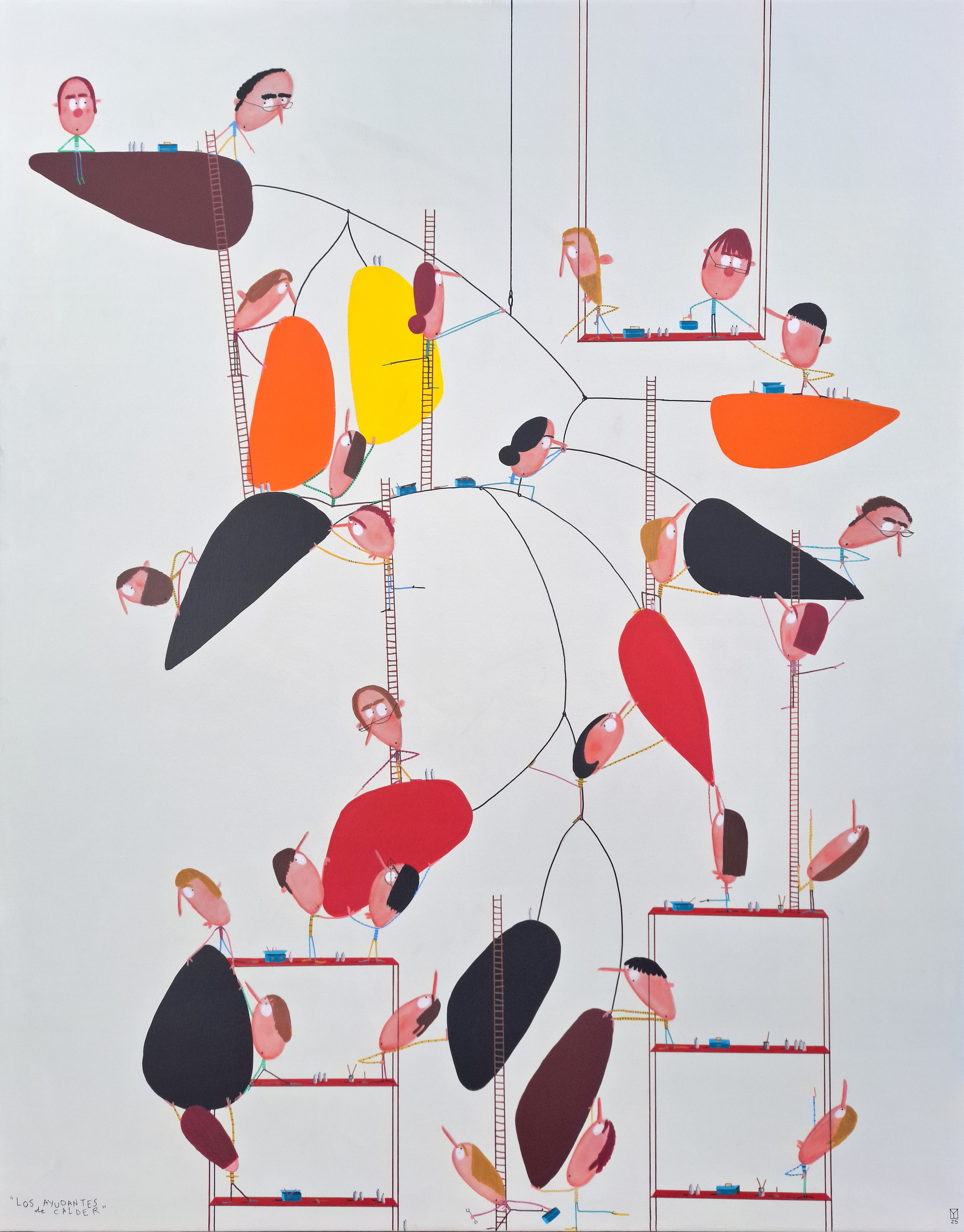 Los ayudantes de Calder