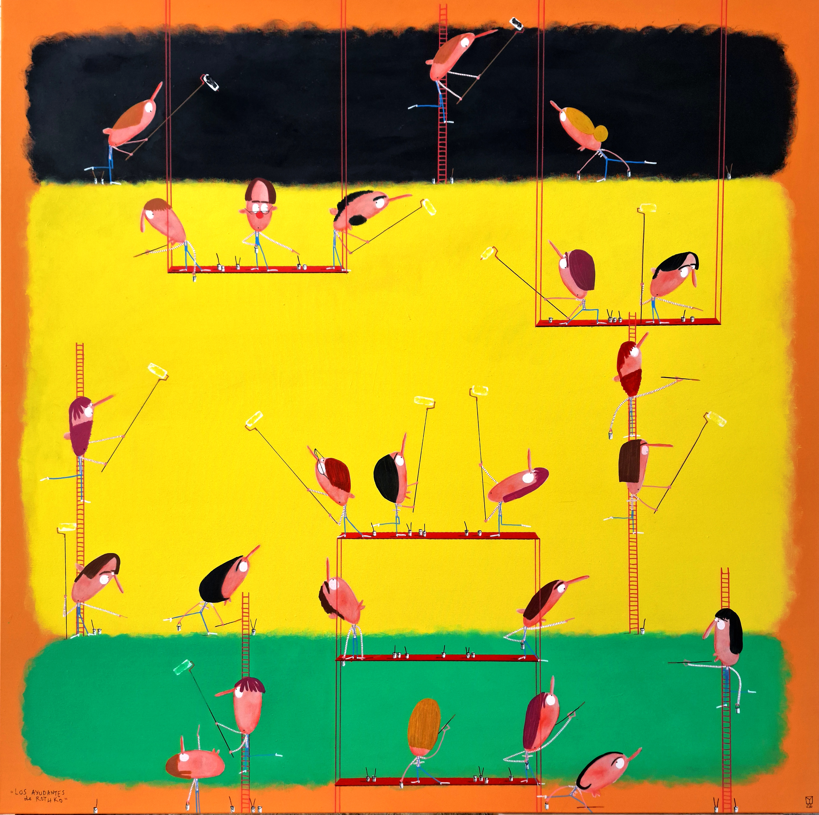 Los ayudantes de Rothko