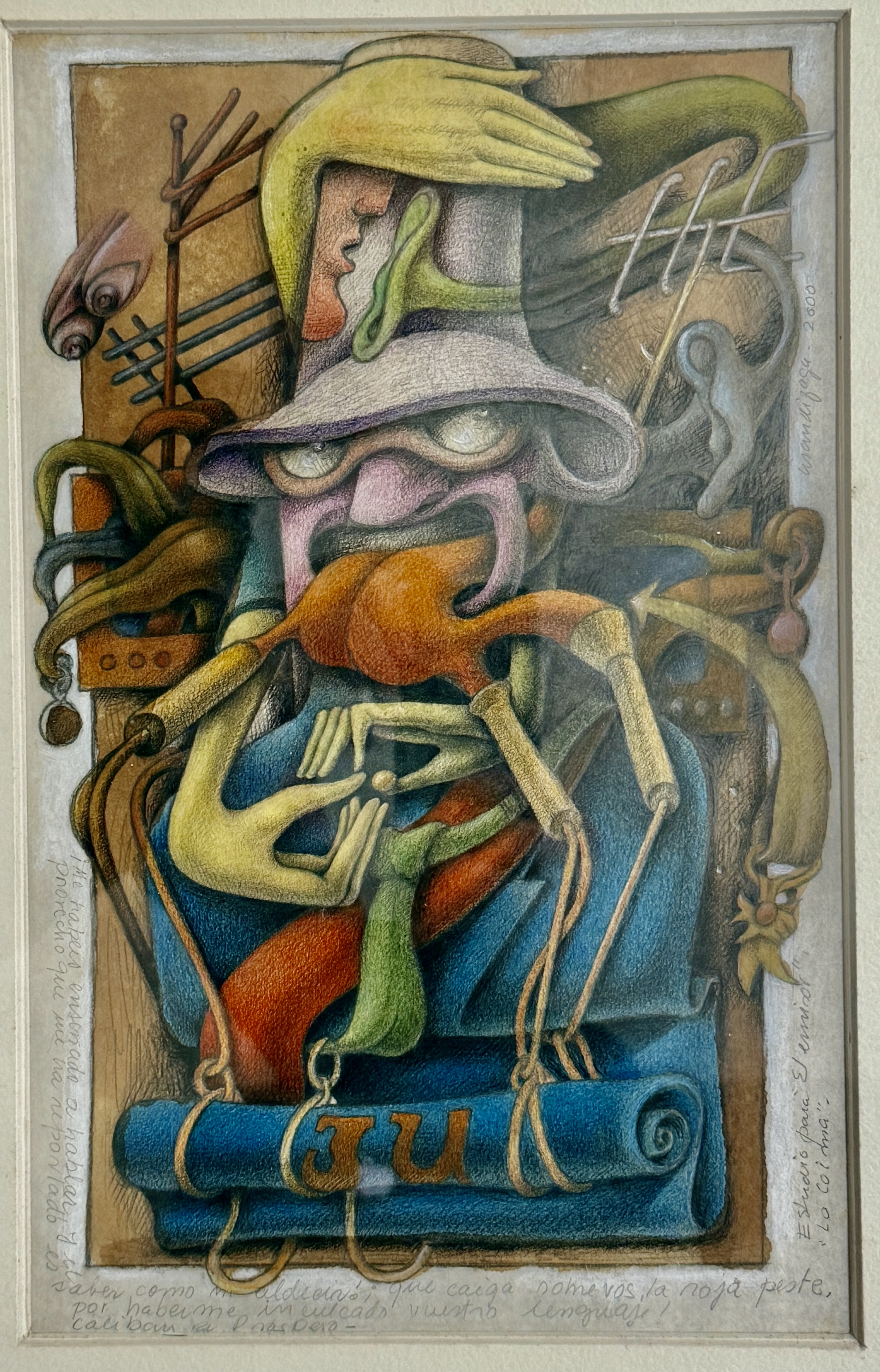 28-Estudio para ''Áriel emisor'' ''La coima'' -1988