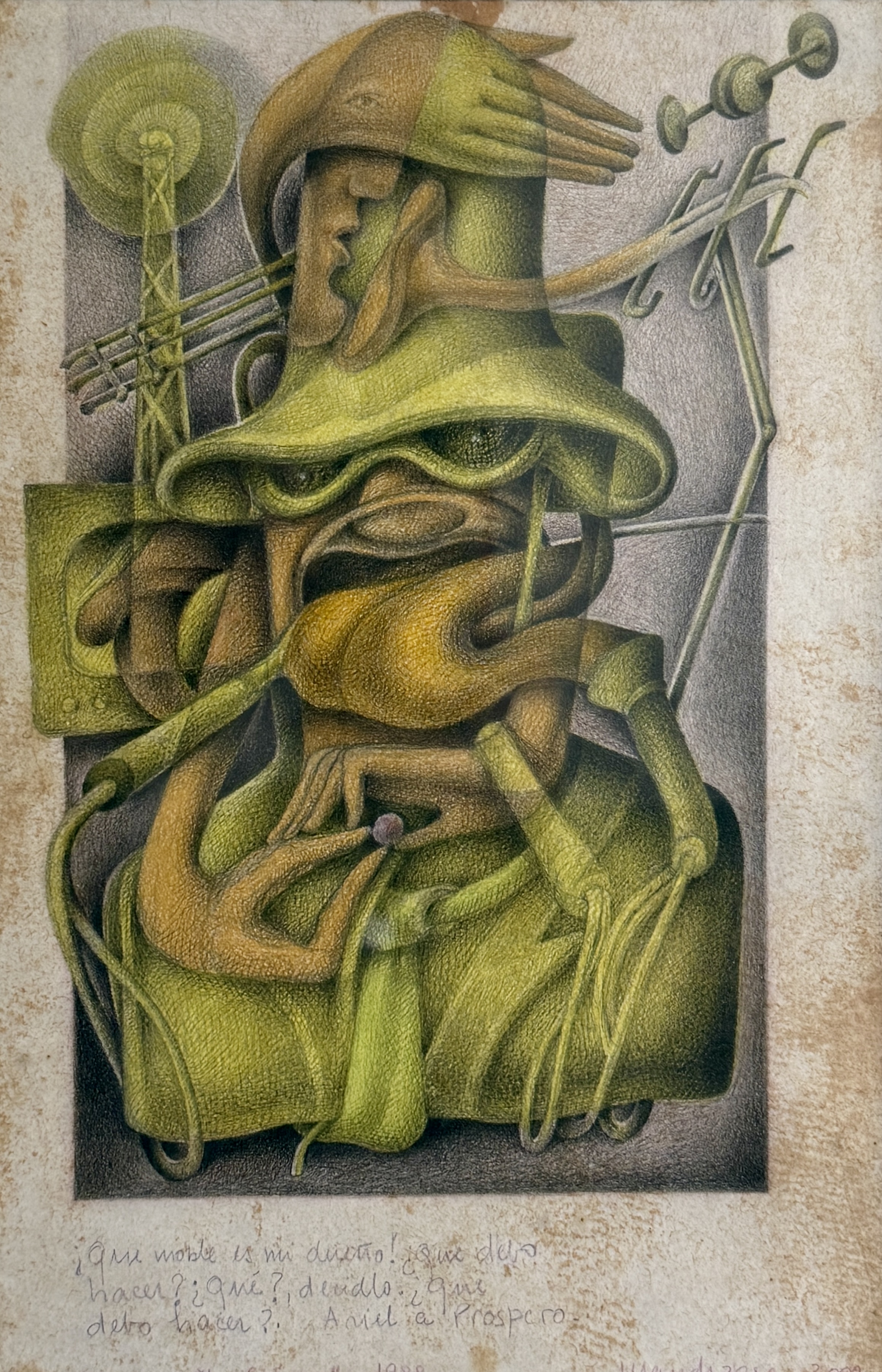 27-Estudio para ''Áriel emisor'' ''La coima'' -1988