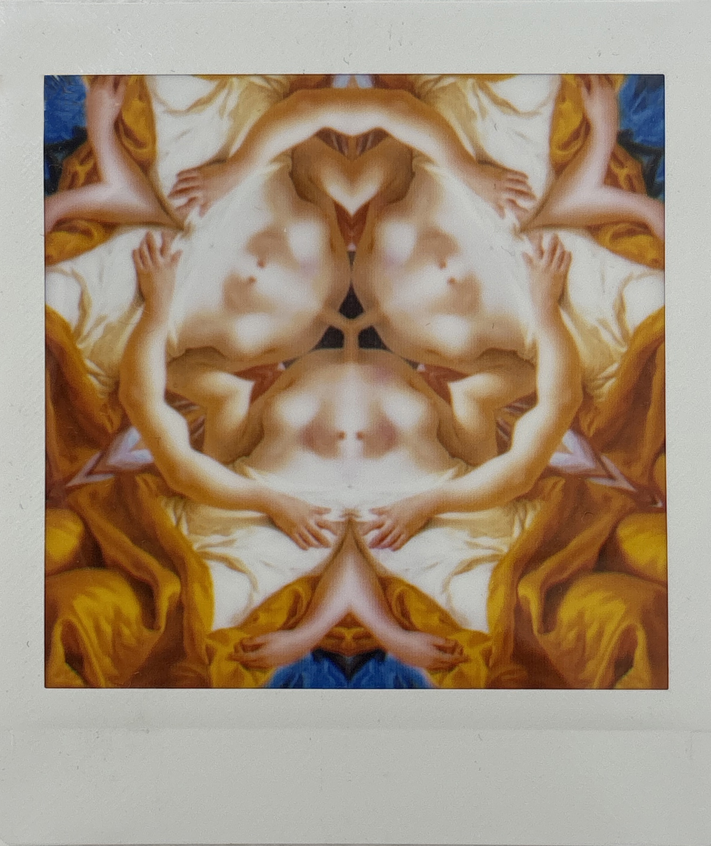 La noche sexual, polaroids. Instalación de 200 obras