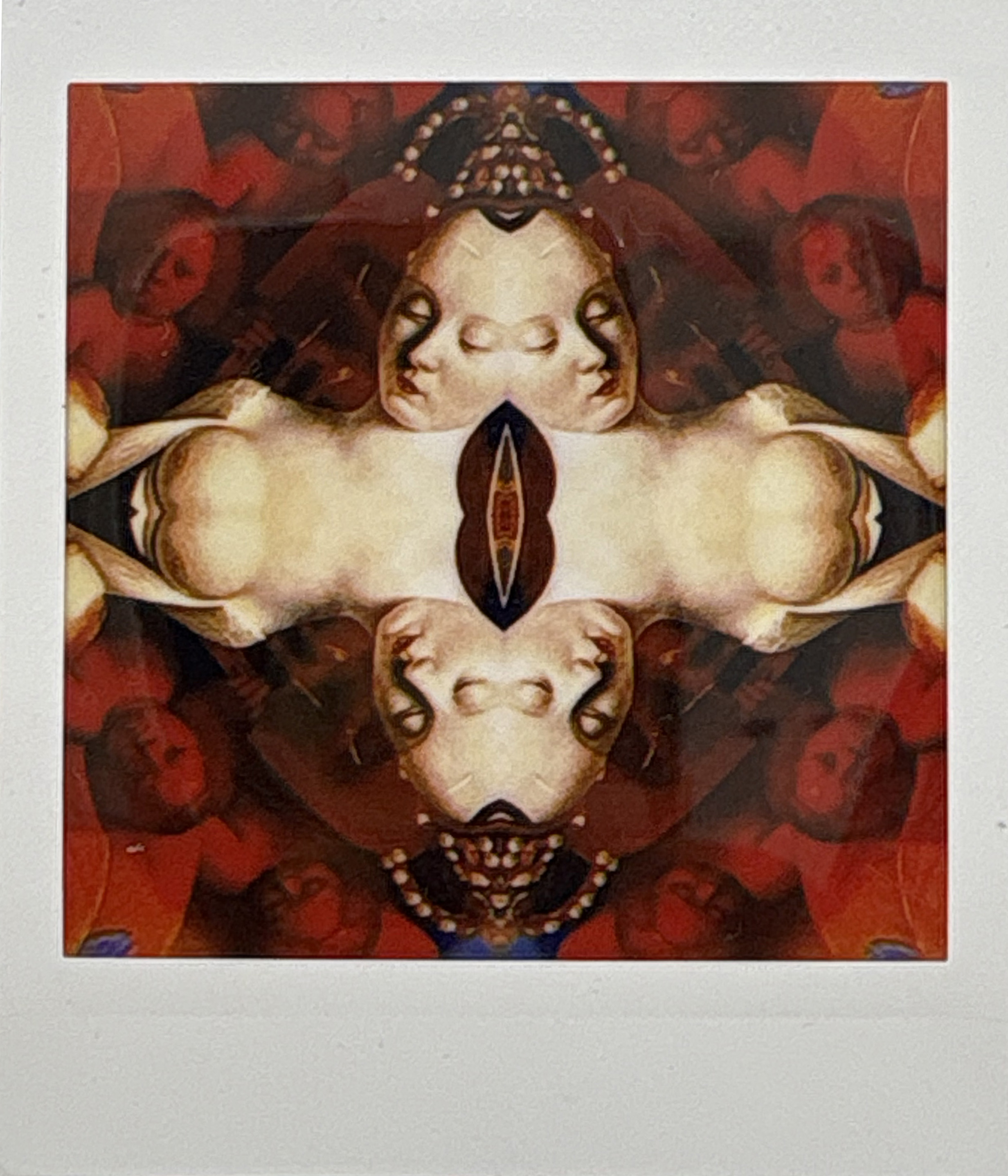 La noche sexual, polaroids. Instalación de 200 obras