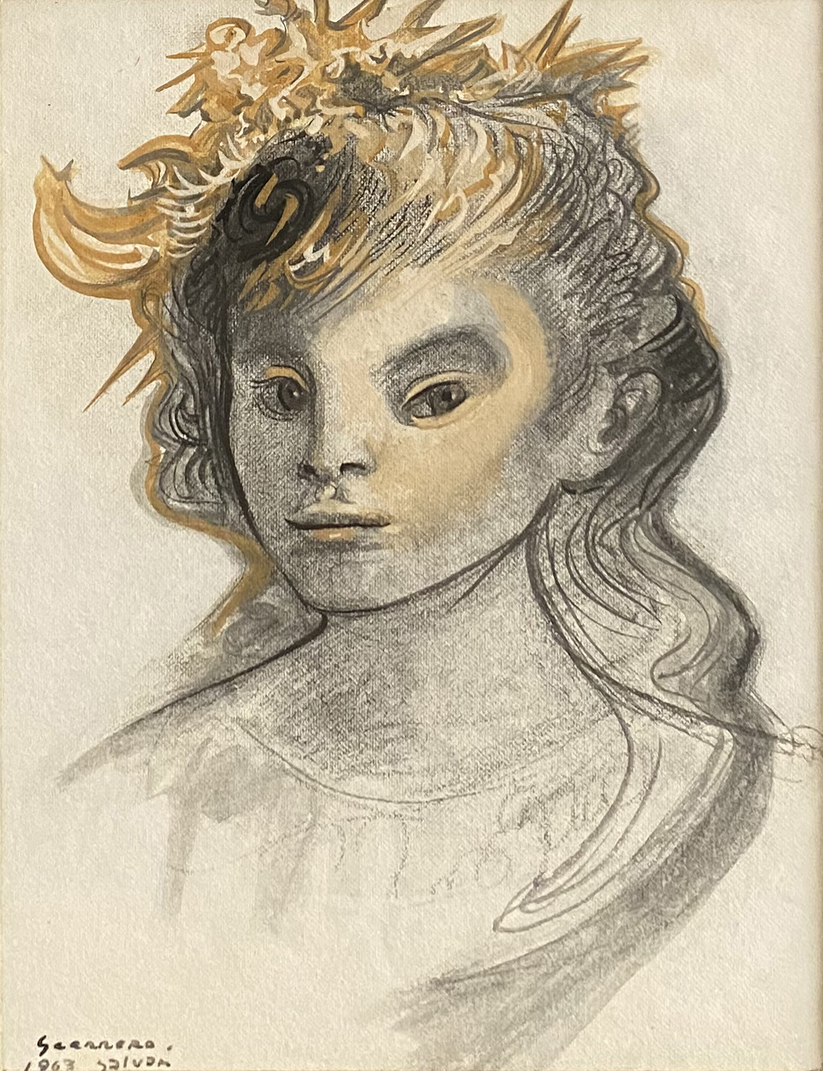 Niña con Tocado
